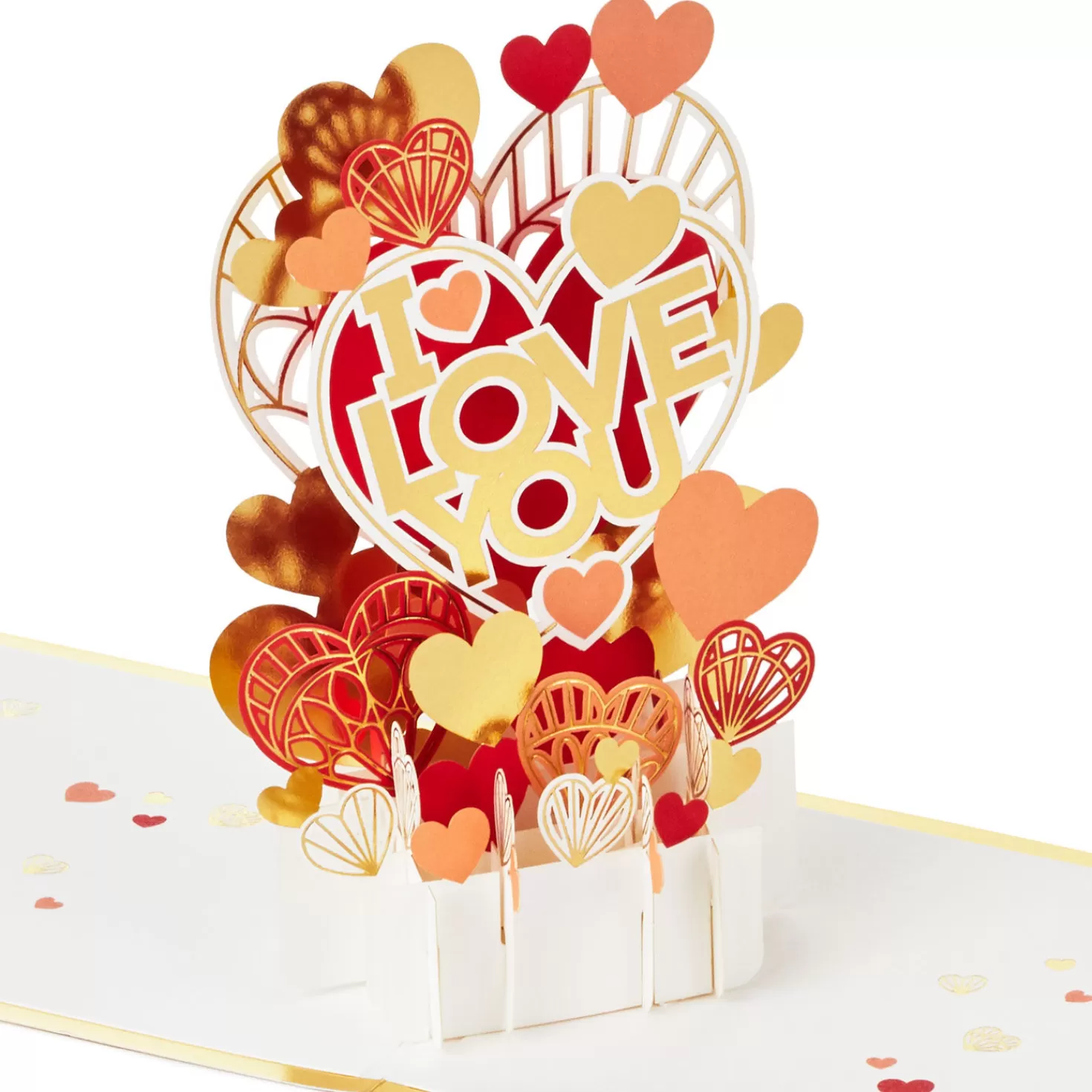 Anniversary>Hallmark All My Love Hearts 3D Pop-Up Love Card