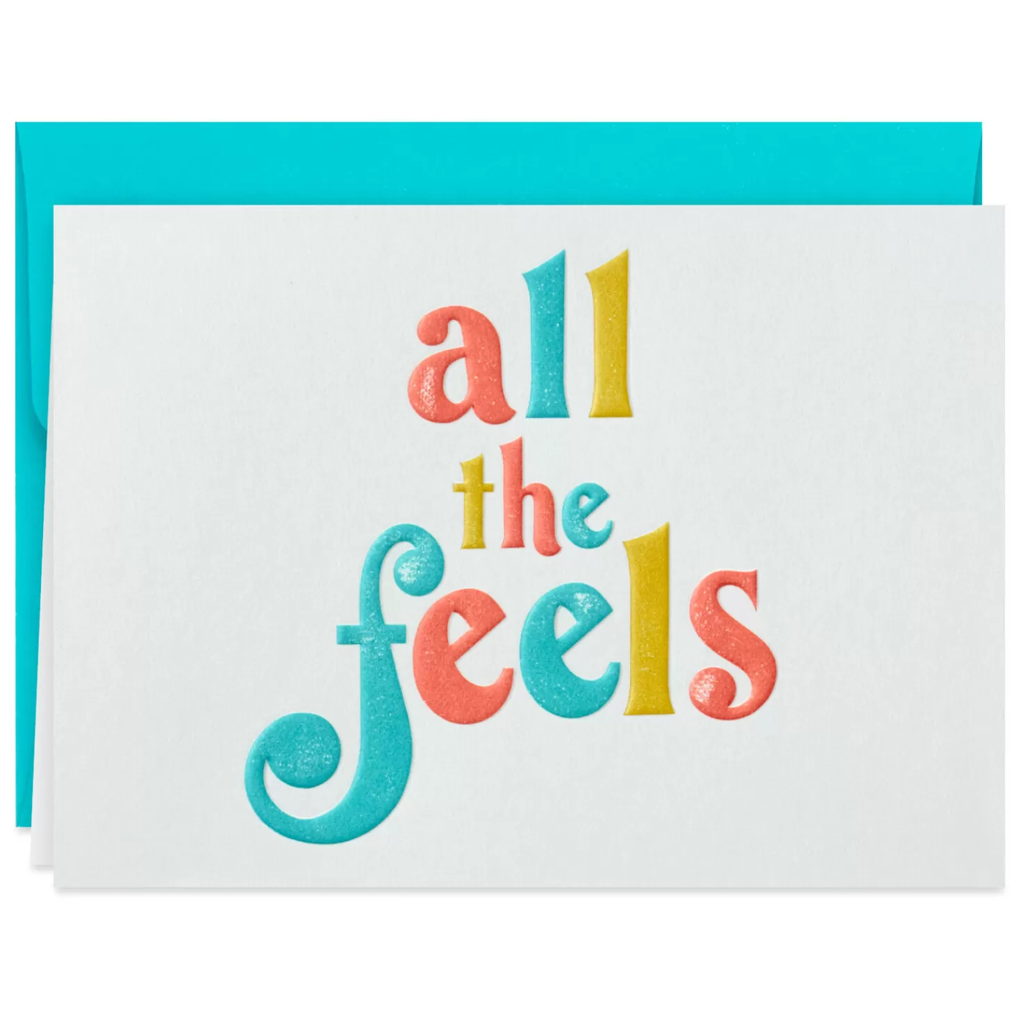 Cheap All The Feels Boxed Blank Note Cards Multipack, Pack Of 10 Thank You