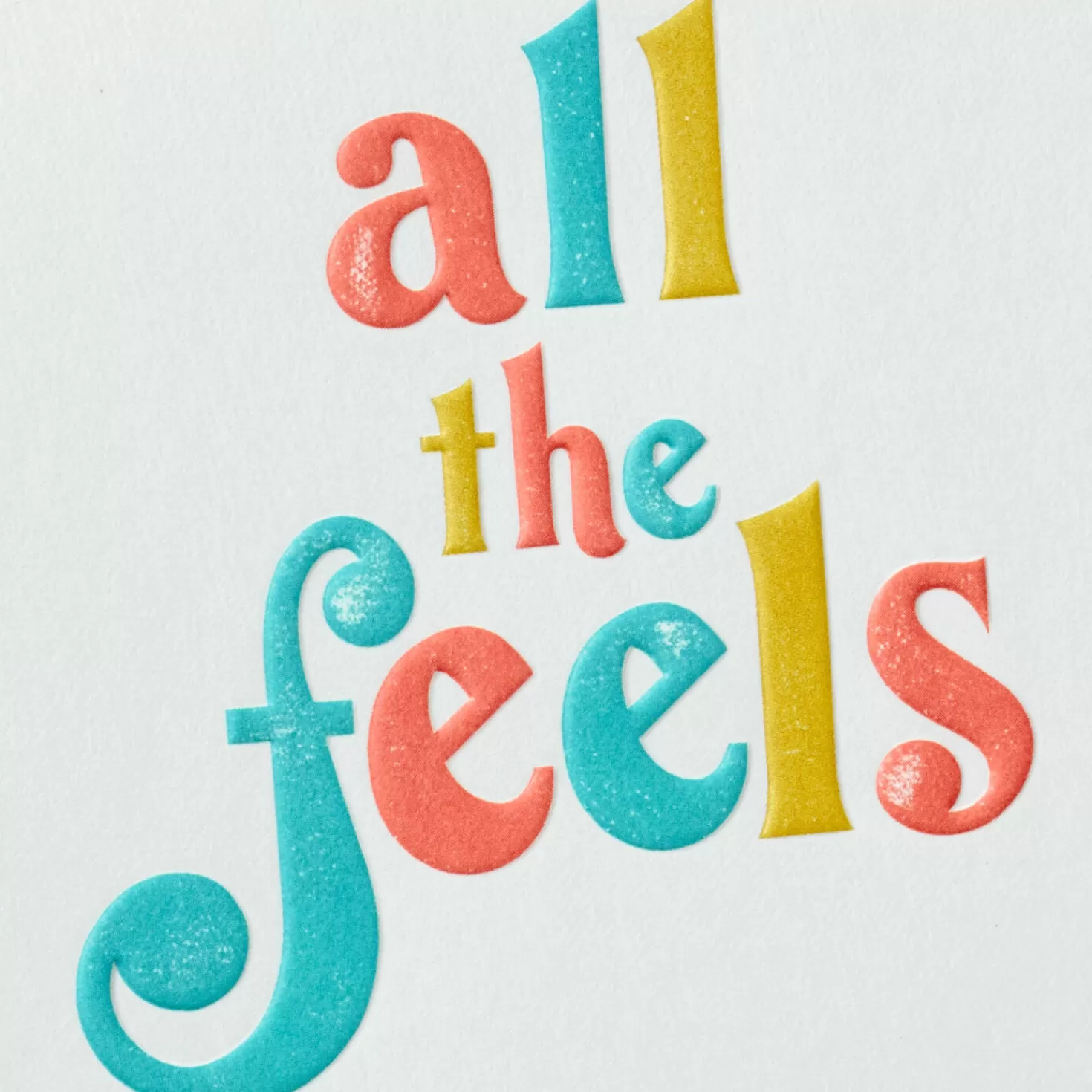 Cheap All The Feels Boxed Blank Note Cards Multipack, Pack Of 10 Thank You