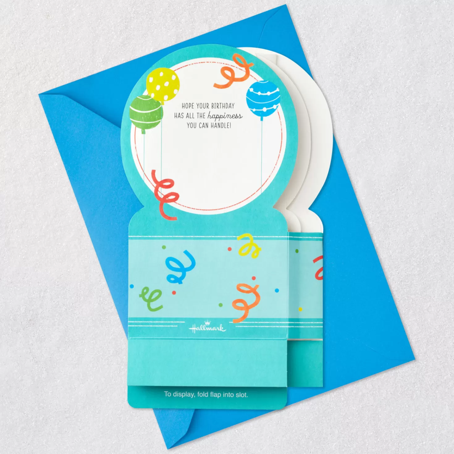 Birthday>Hallmark All The Happiness Snow Globe Musical 3D Birthday Card With Motion