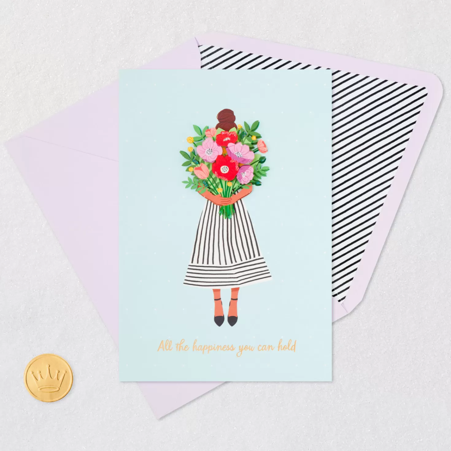 Birthday>Hallmark All The Happiness You Can Hold Birthday Card For Her
