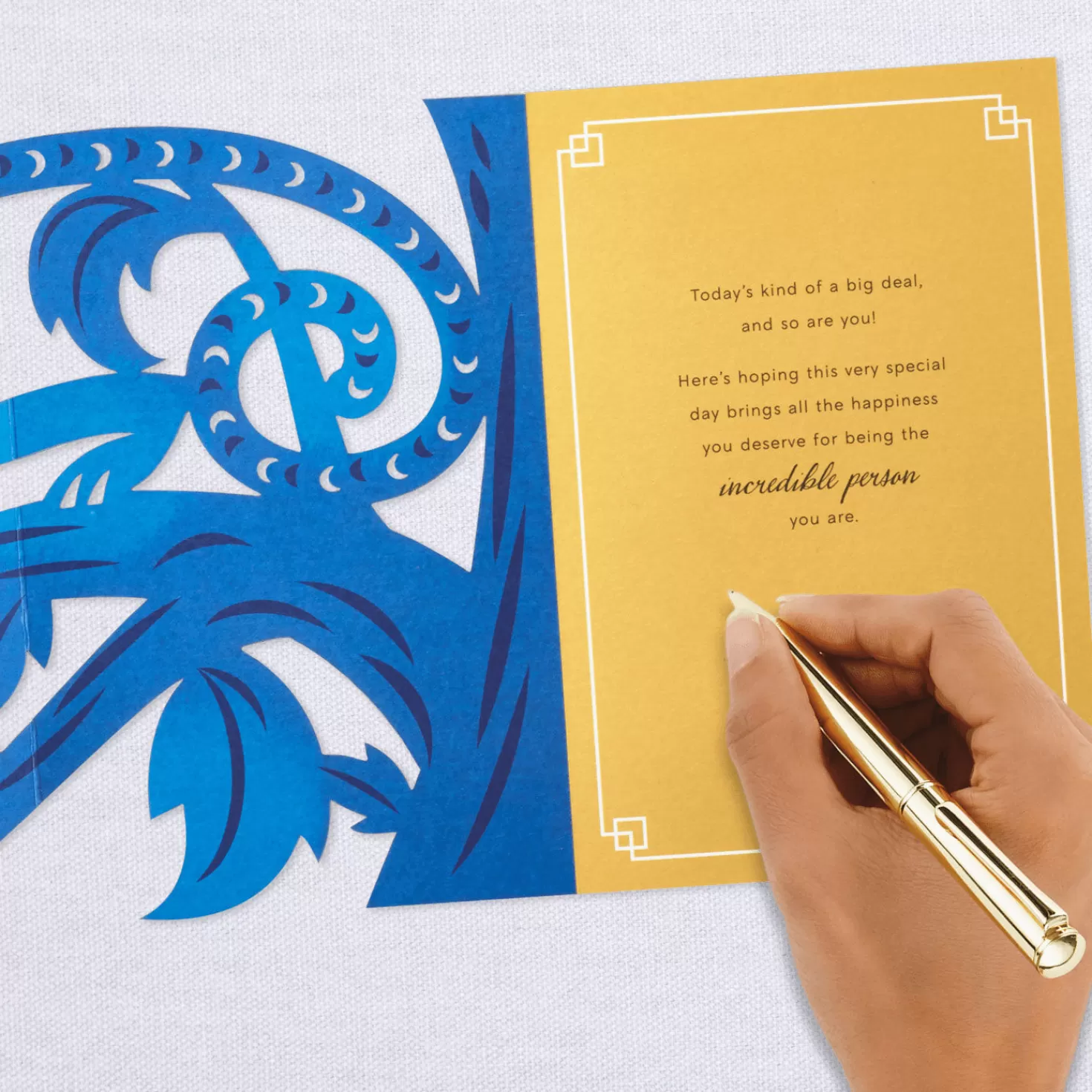 Birthday>Hallmark All The Happiness You Deserve Year Of The Monkey Birthday Card