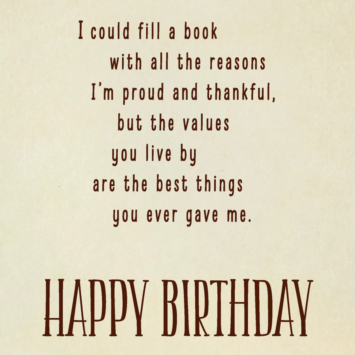 Birthday>Hallmark All The Reasons I'M Proud And Grateful Birthday Card For Dad