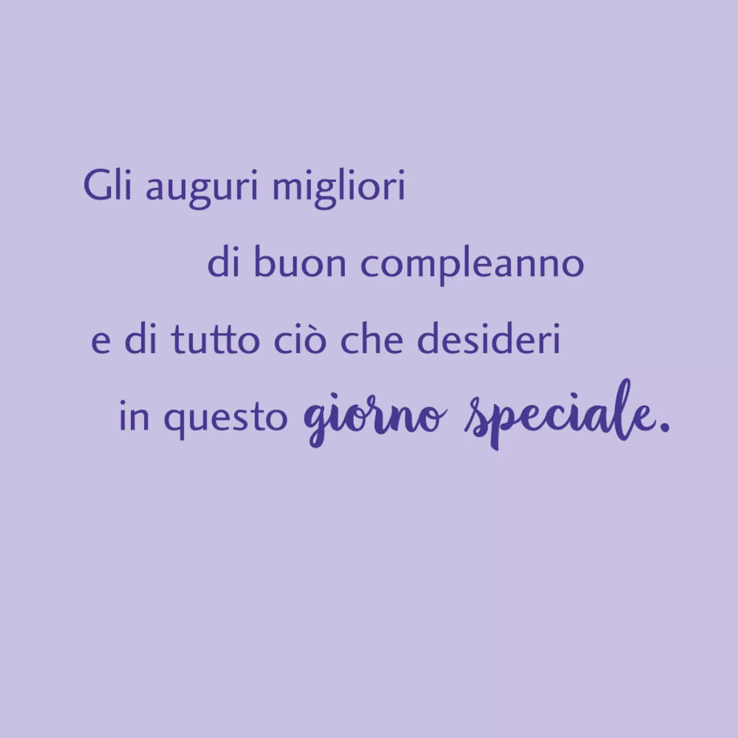 Birthday>Hallmark All The Things You Enjoy Italian-Language Birthday Card
