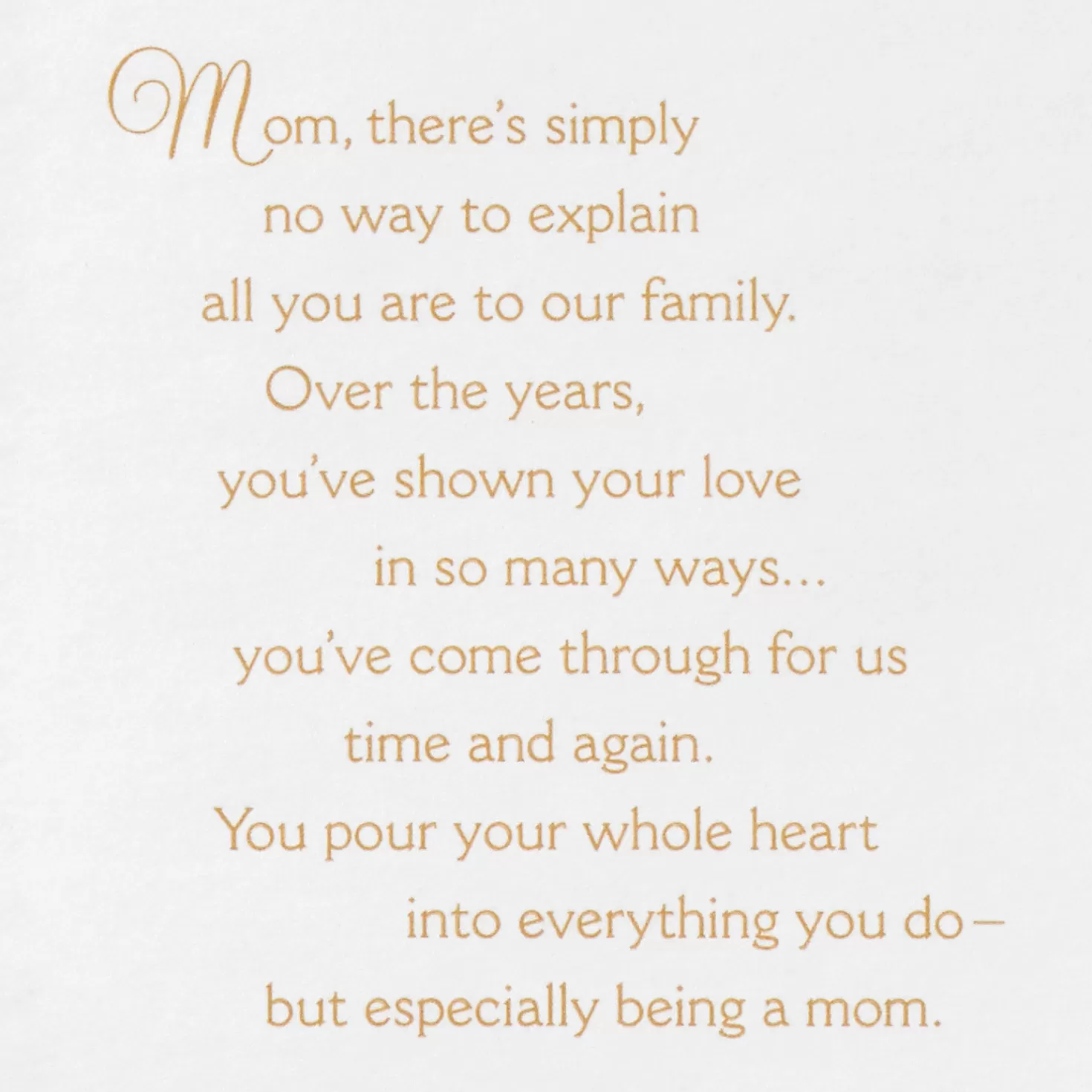 Birthday>Hallmark All You Are To Our Family Birthday Card For Mom