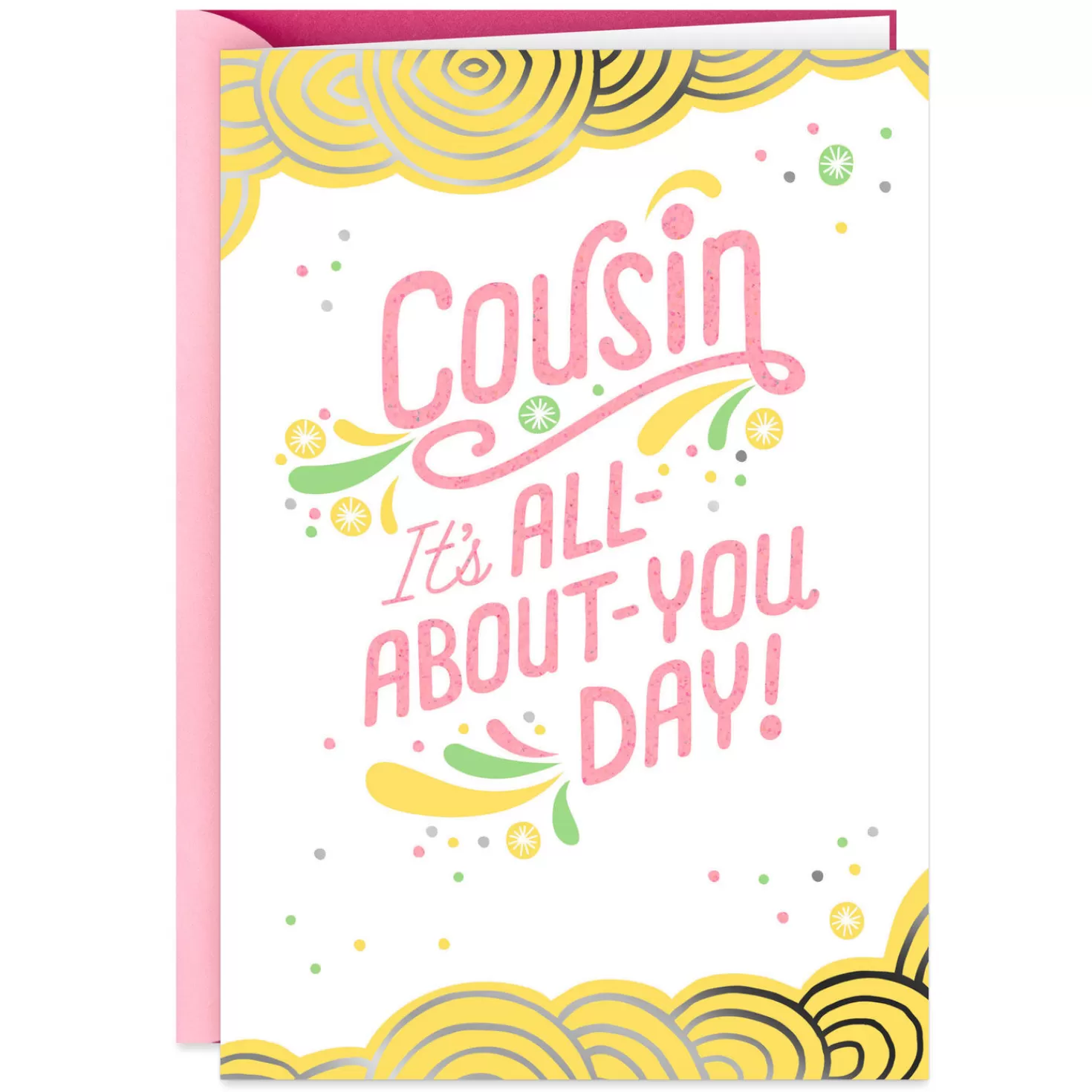 Birthday>Hallmark All-About-You Day Birthday Card For Cousin