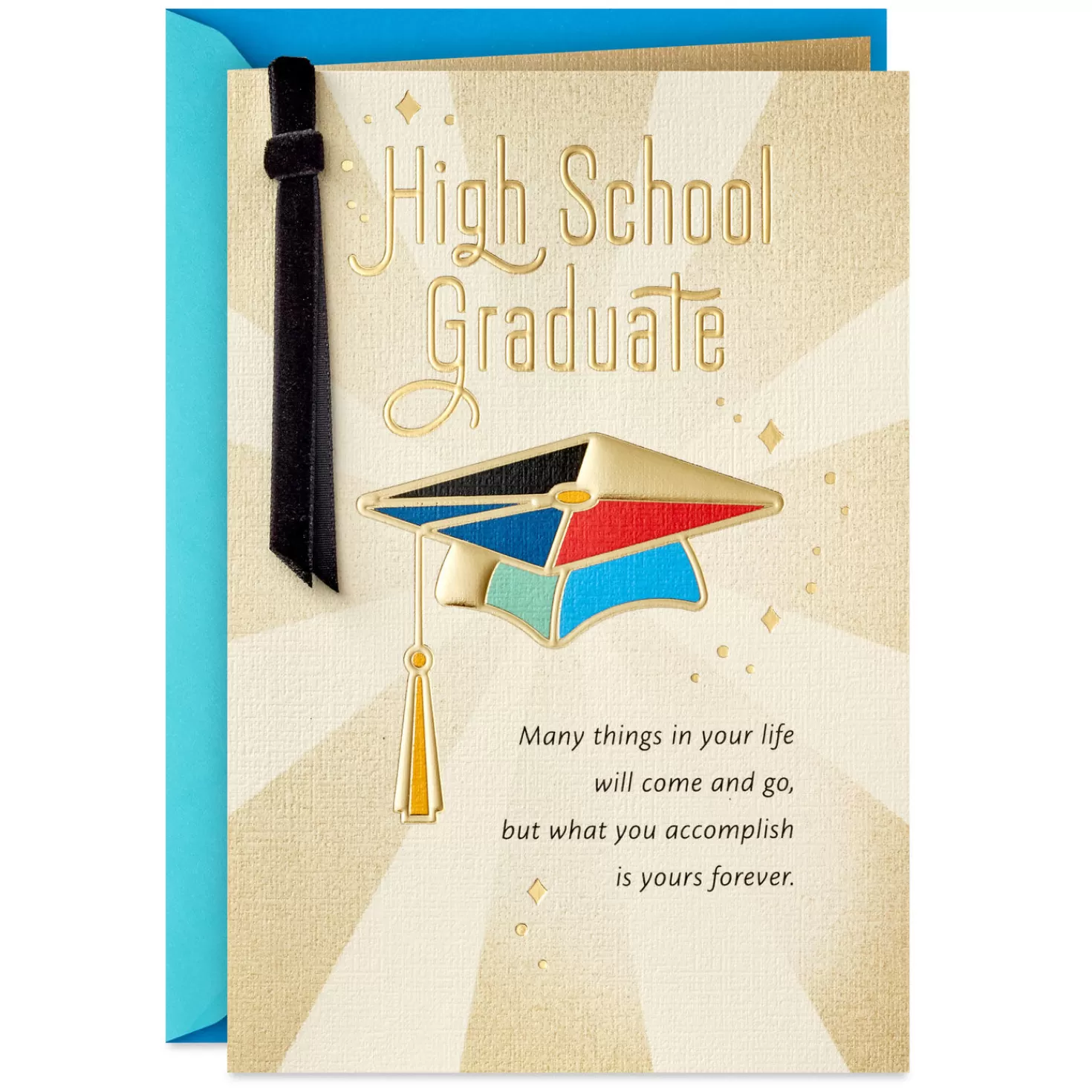Flash Sale An Accomplishment That's Yours Forever High School Graduation Card Graduation