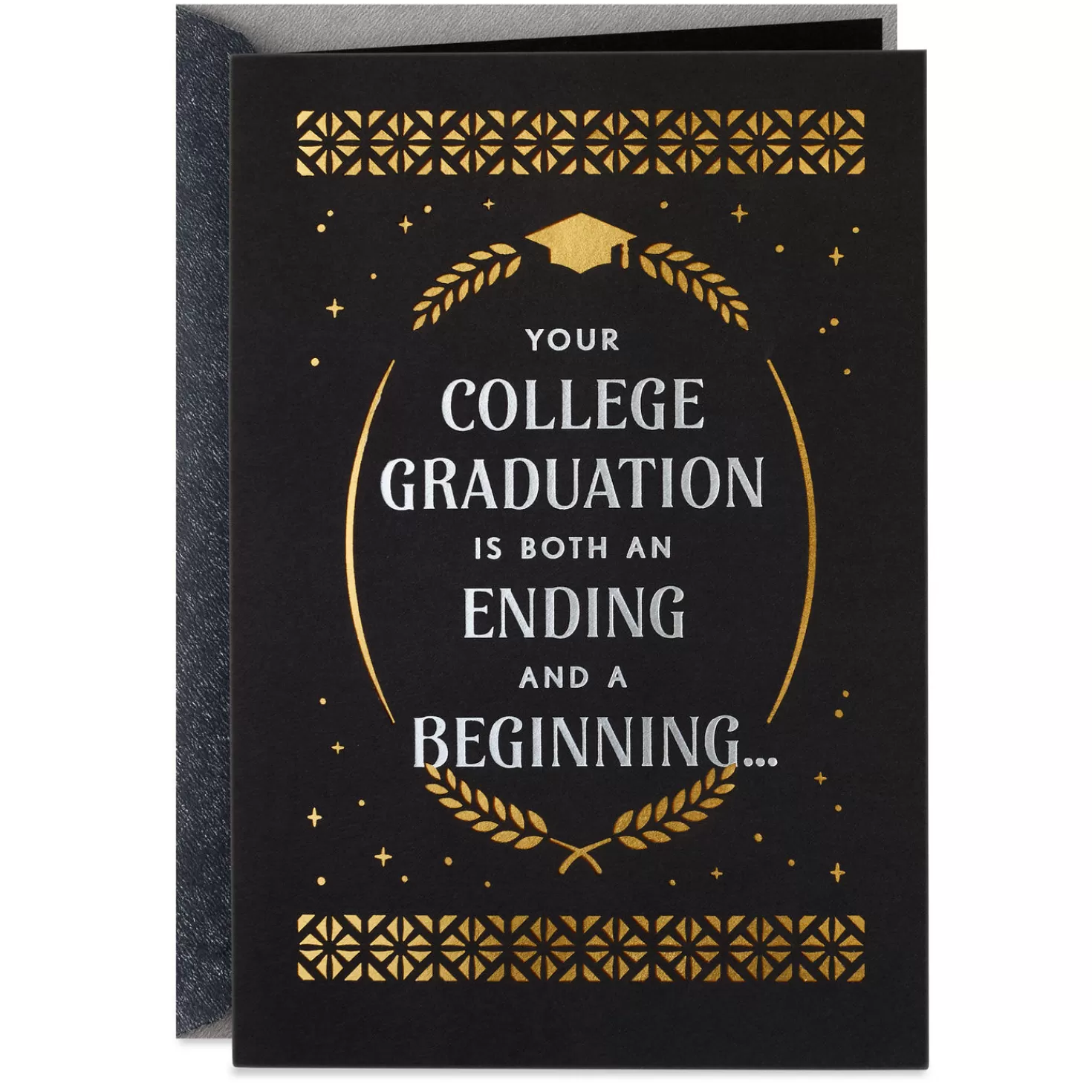 New An Ending And A Beginning College Graduation Card Graduation
