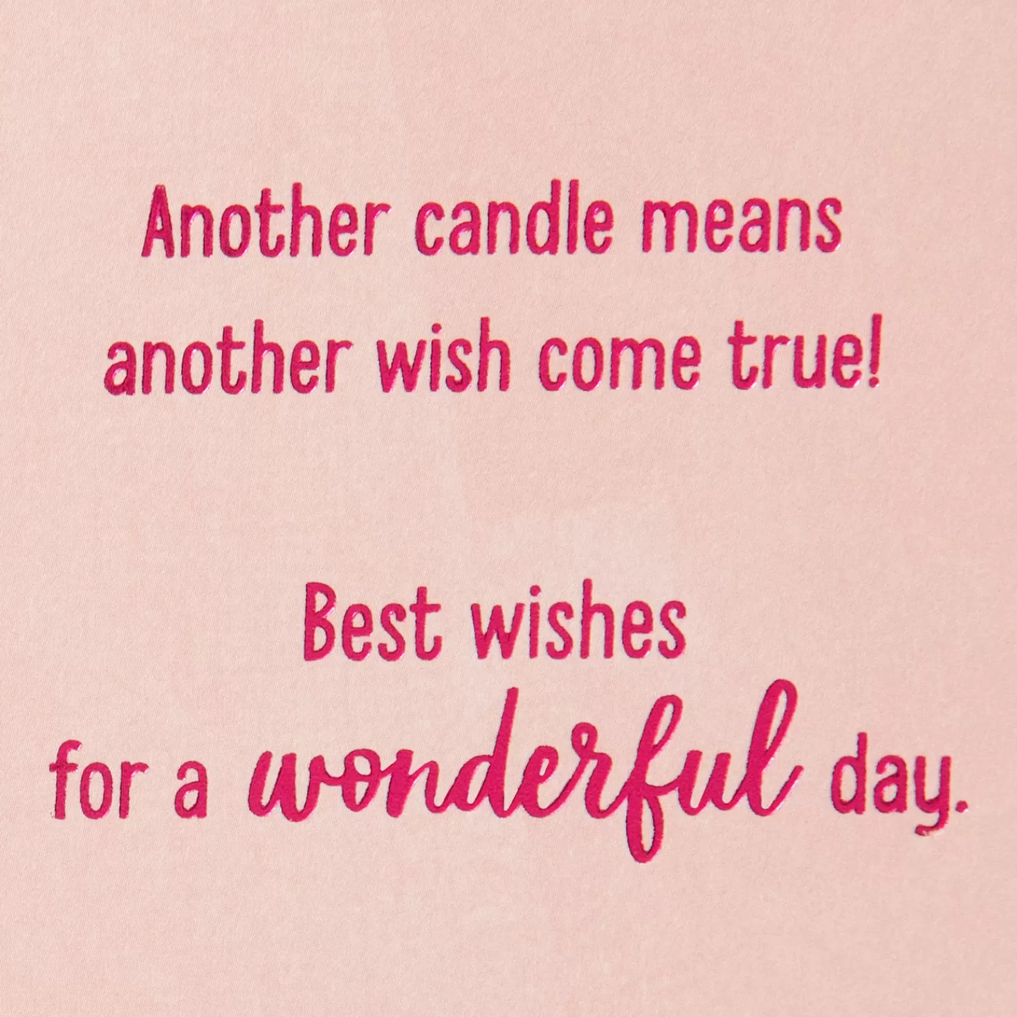 Birthday>Hallmark Another Wish Come True Birthday Card