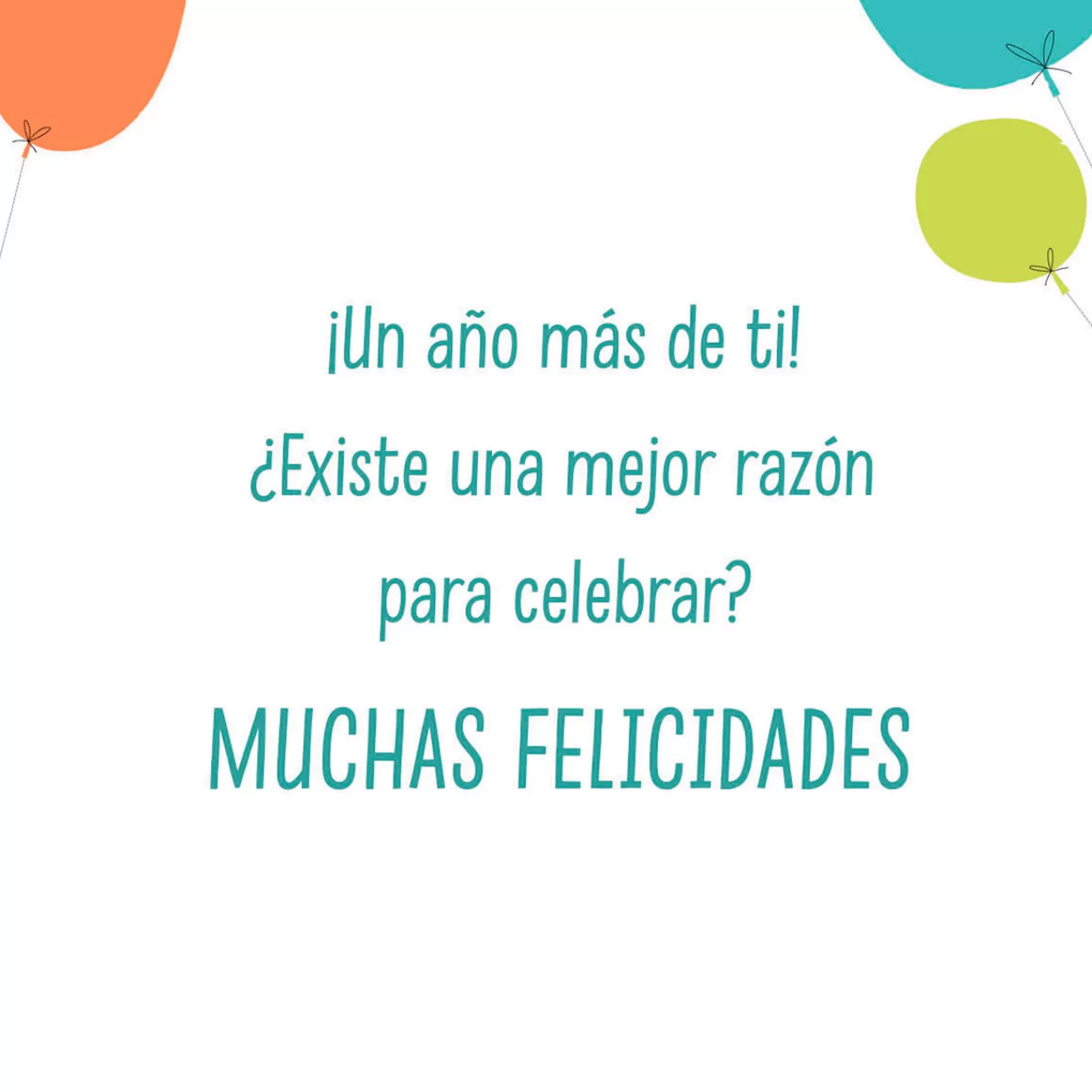 Birthday>Hallmark Another Year Of Wonderful You Spanish-Language Birthday Card