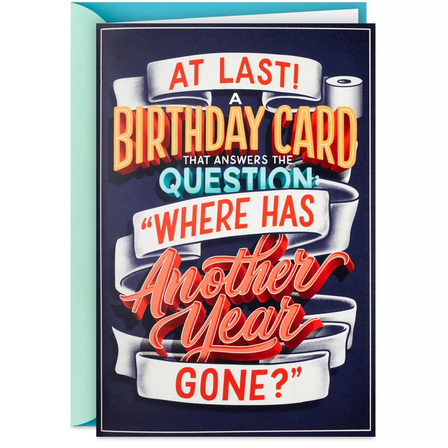 Birthday>Hallmark Any Other Questions Funny Pop-Up Birthday Card With Sound