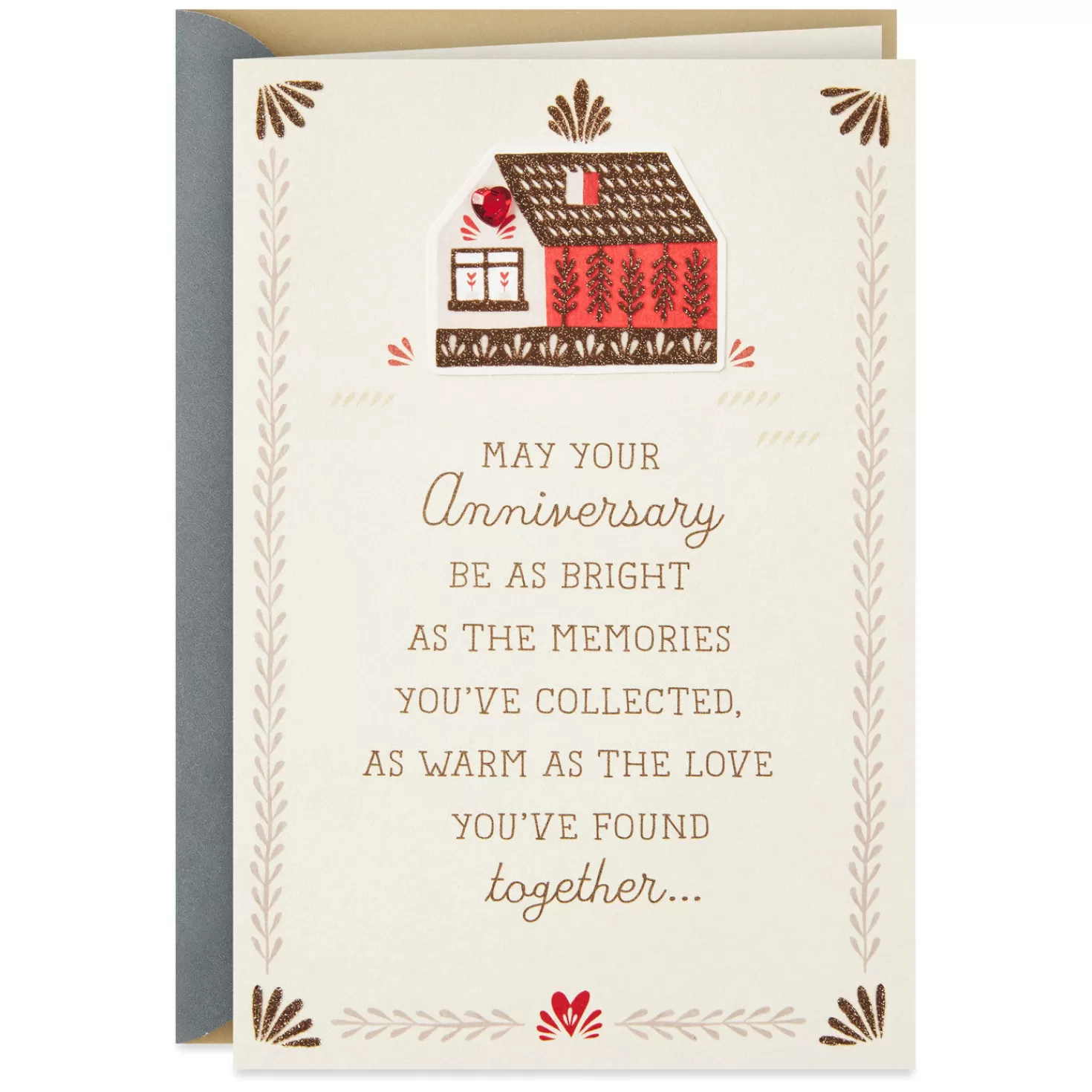 Anniversary>Hallmark As Warm As The Love You'Ve Found Anniversary Card