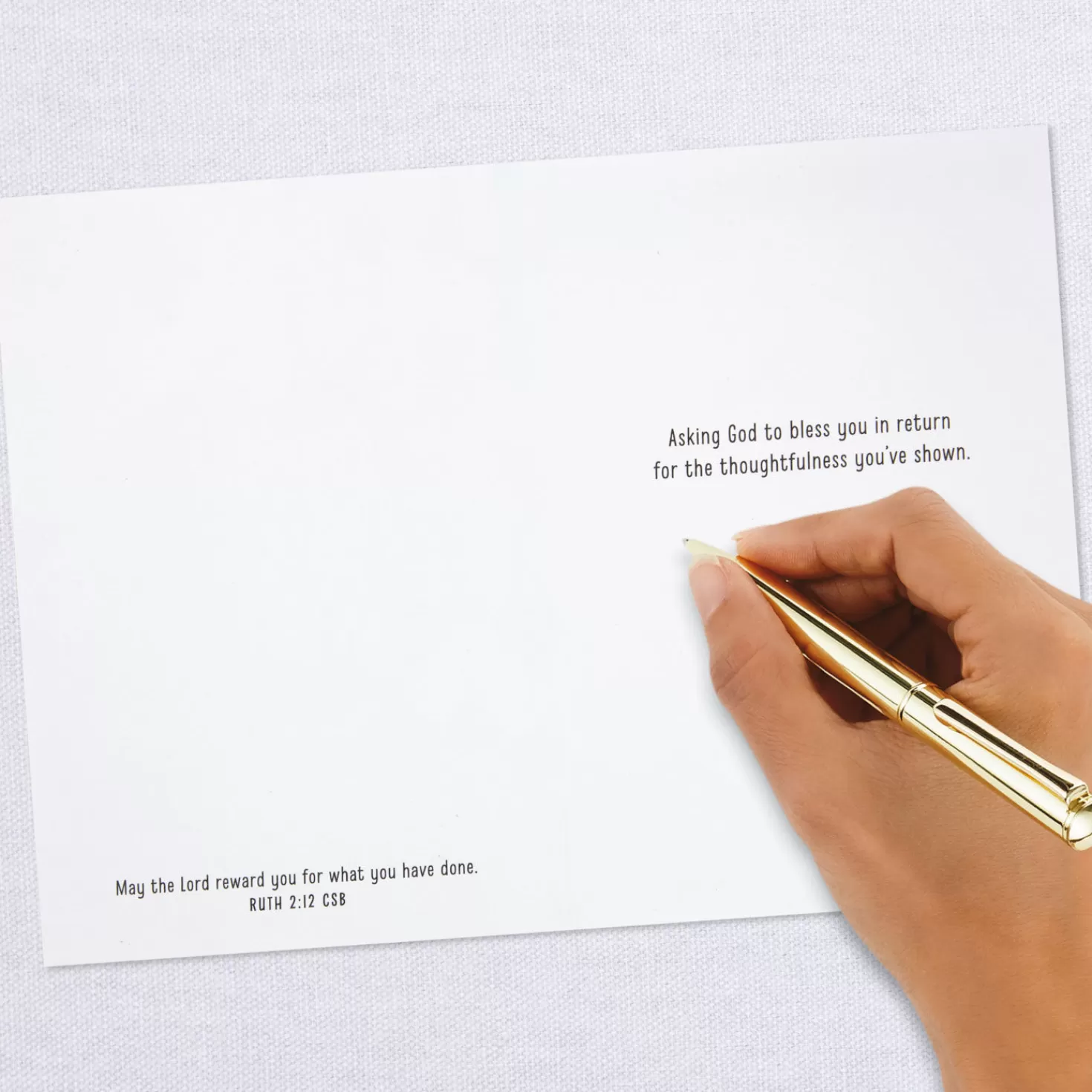 New Asking God To Bless You Religious Thank-You Cards, Pack Of 10 Thank You