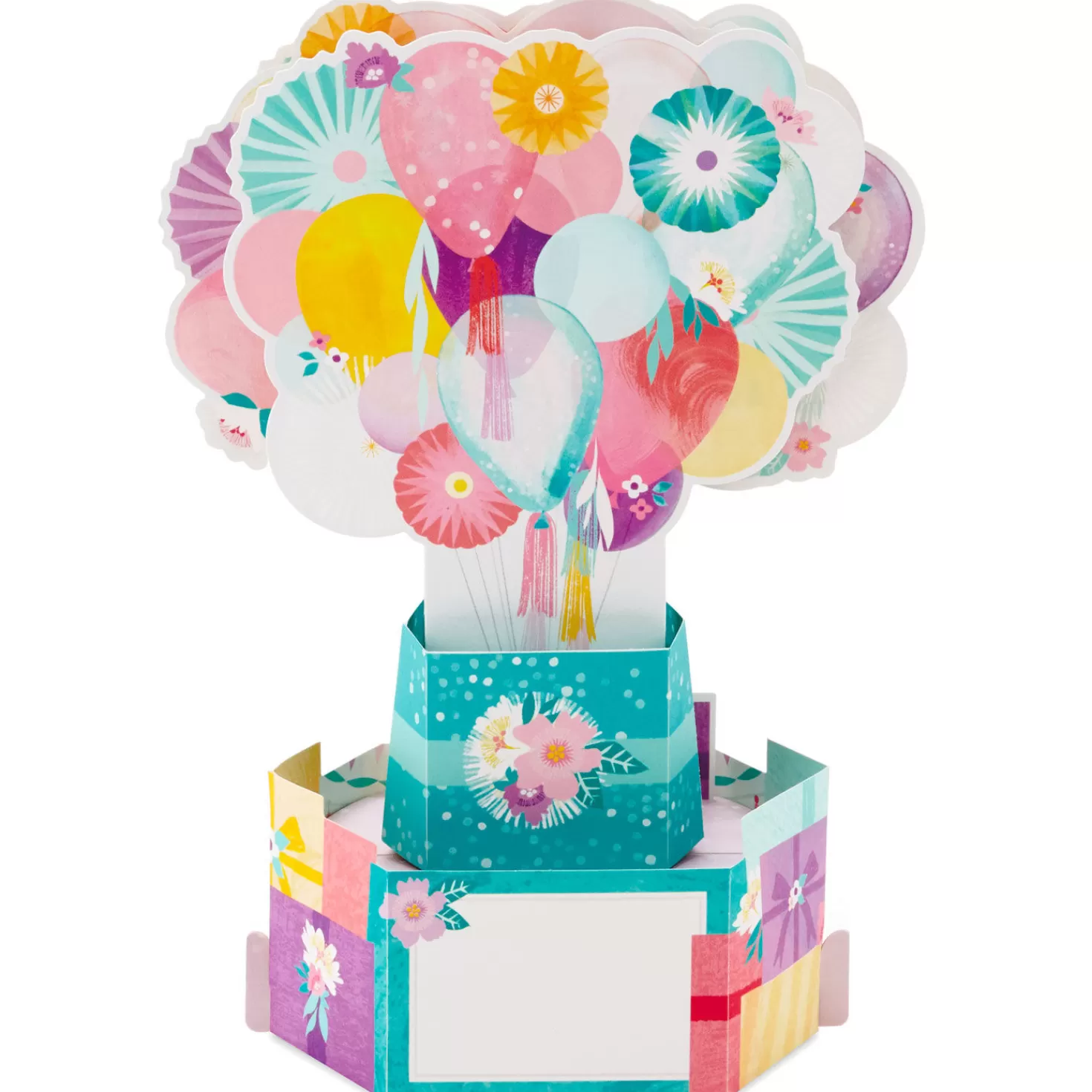 Birthday>Hallmark Balloons And Presents 3D Pop-Up Birthday Card