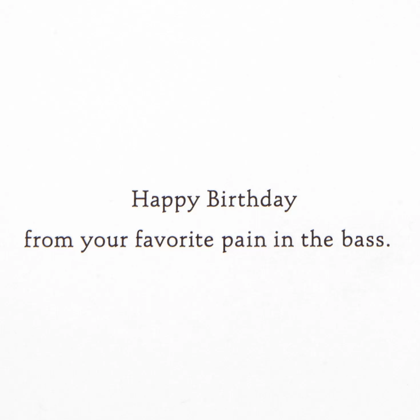 Birthday>Hallmark Bass On Wooden Plaque Birthday Card