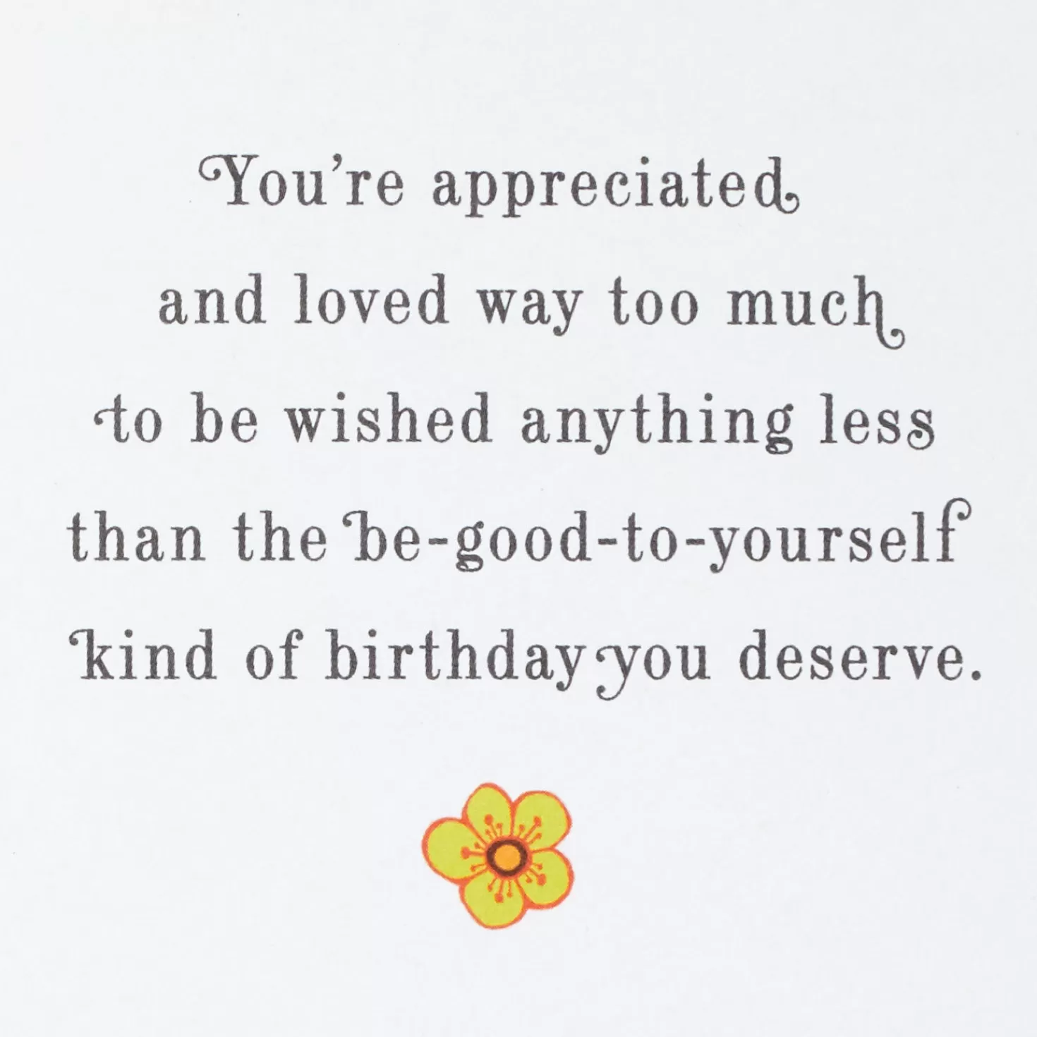 Birthday>Hallmark Be Good To Yourself Today Birthday Card For Mom