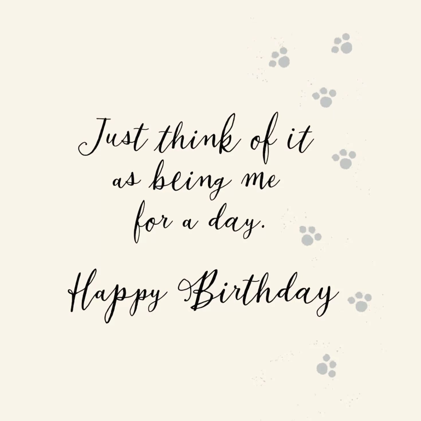Birthday>Hallmark Be Pampered And Spoiled Birthday Card From The Cat