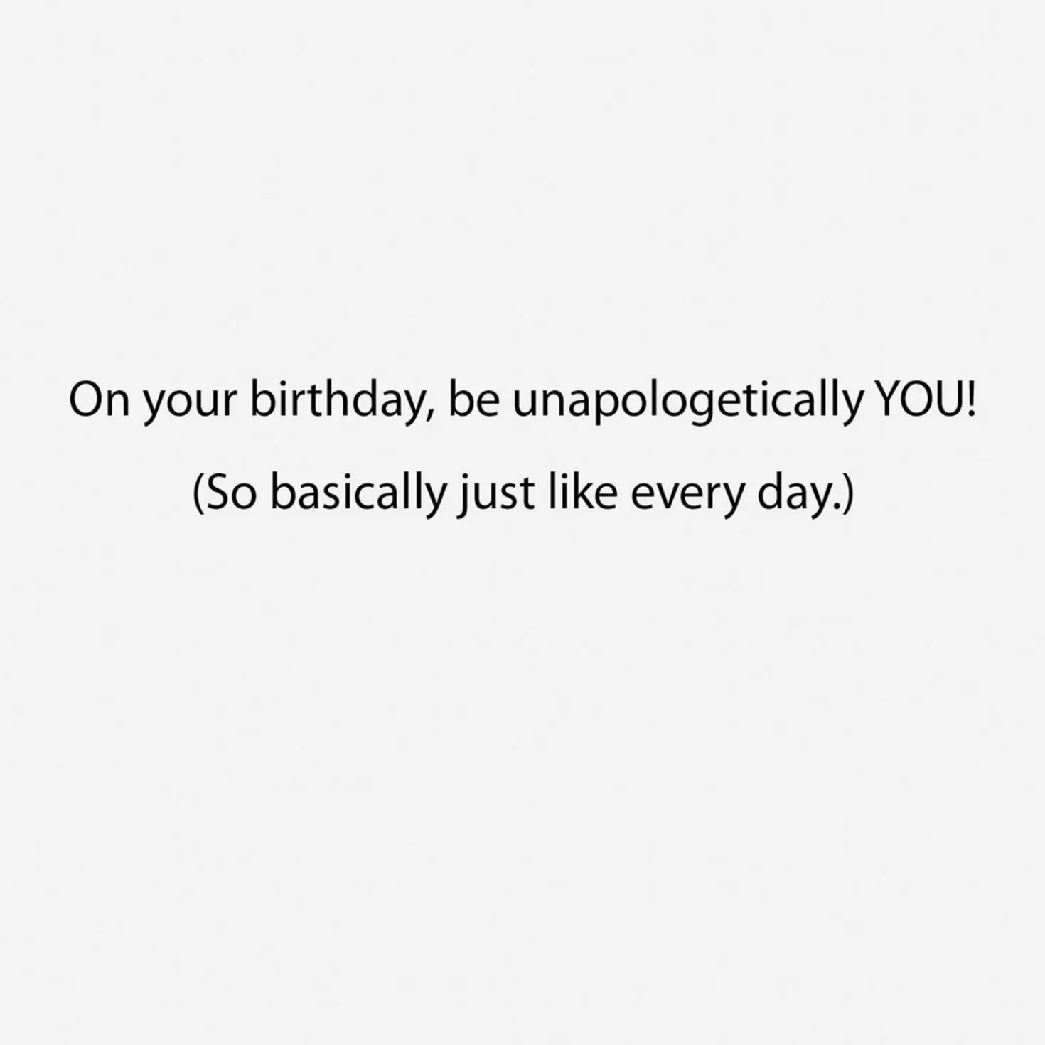 Birthday>Hallmark Be Unapologetically You Birthday Card