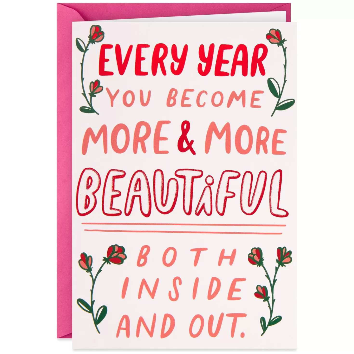 Birthday>Hallmark Beautiful Bitch Funny Birthday Card