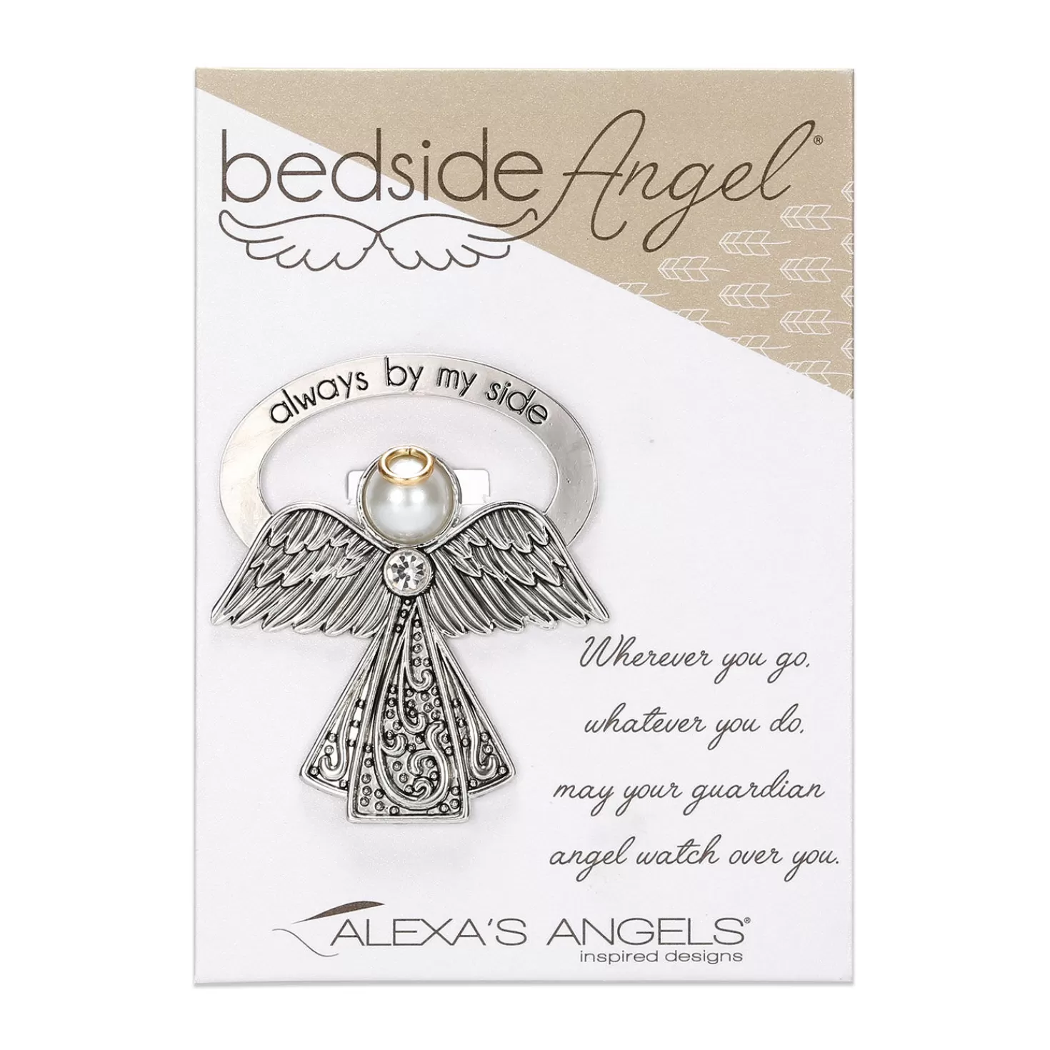 Flash Sale Bedside Angel With Crystals Figurine, 2.5" Encouragement