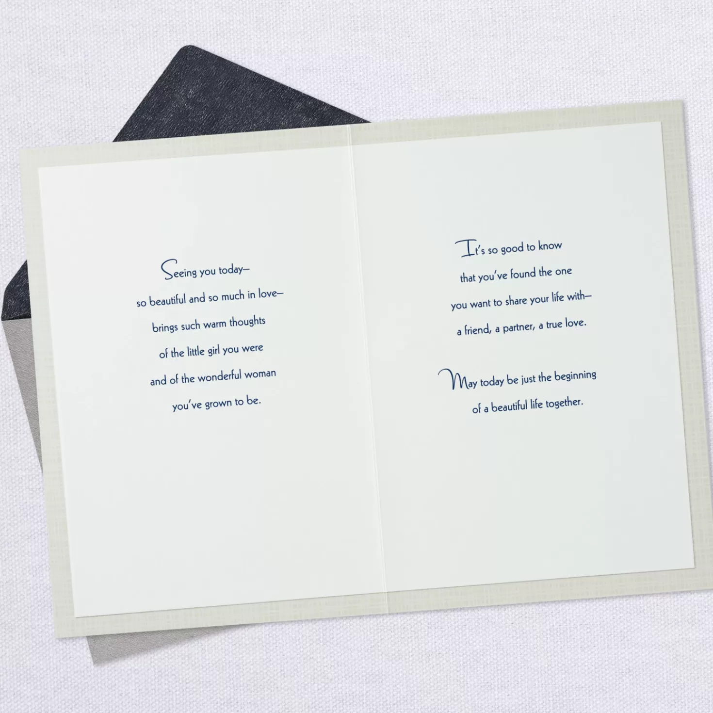 Best Beginning A Beautiful Life Together Wedding Card For Daughter Wedding