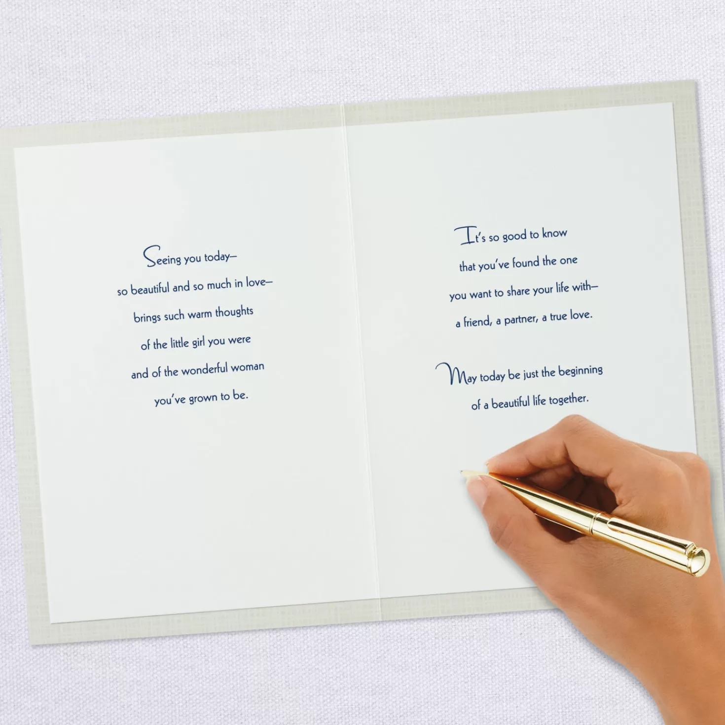 Best Beginning A Beautiful Life Together Wedding Card For Daughter Wedding