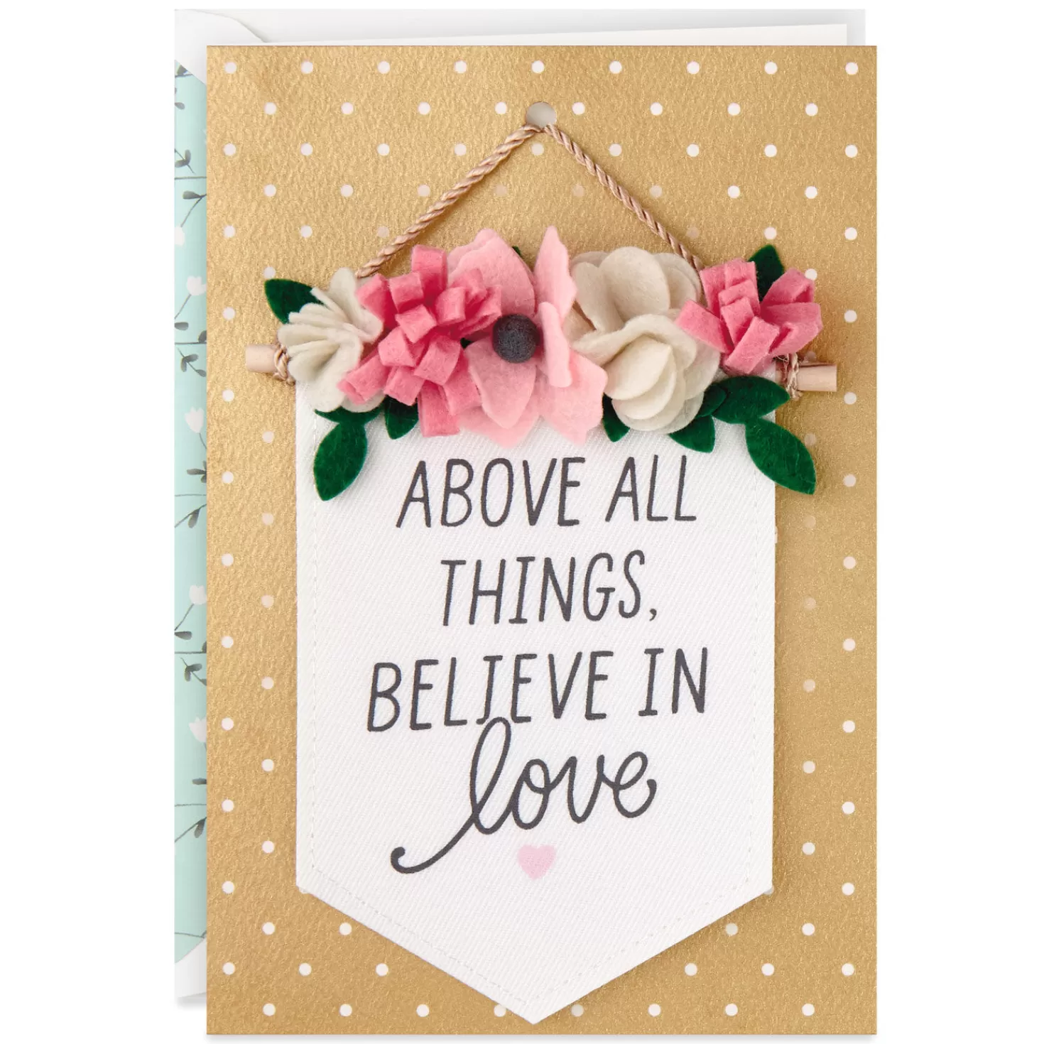 Clearance Believe In Love Wedding Card With Banner Wedding