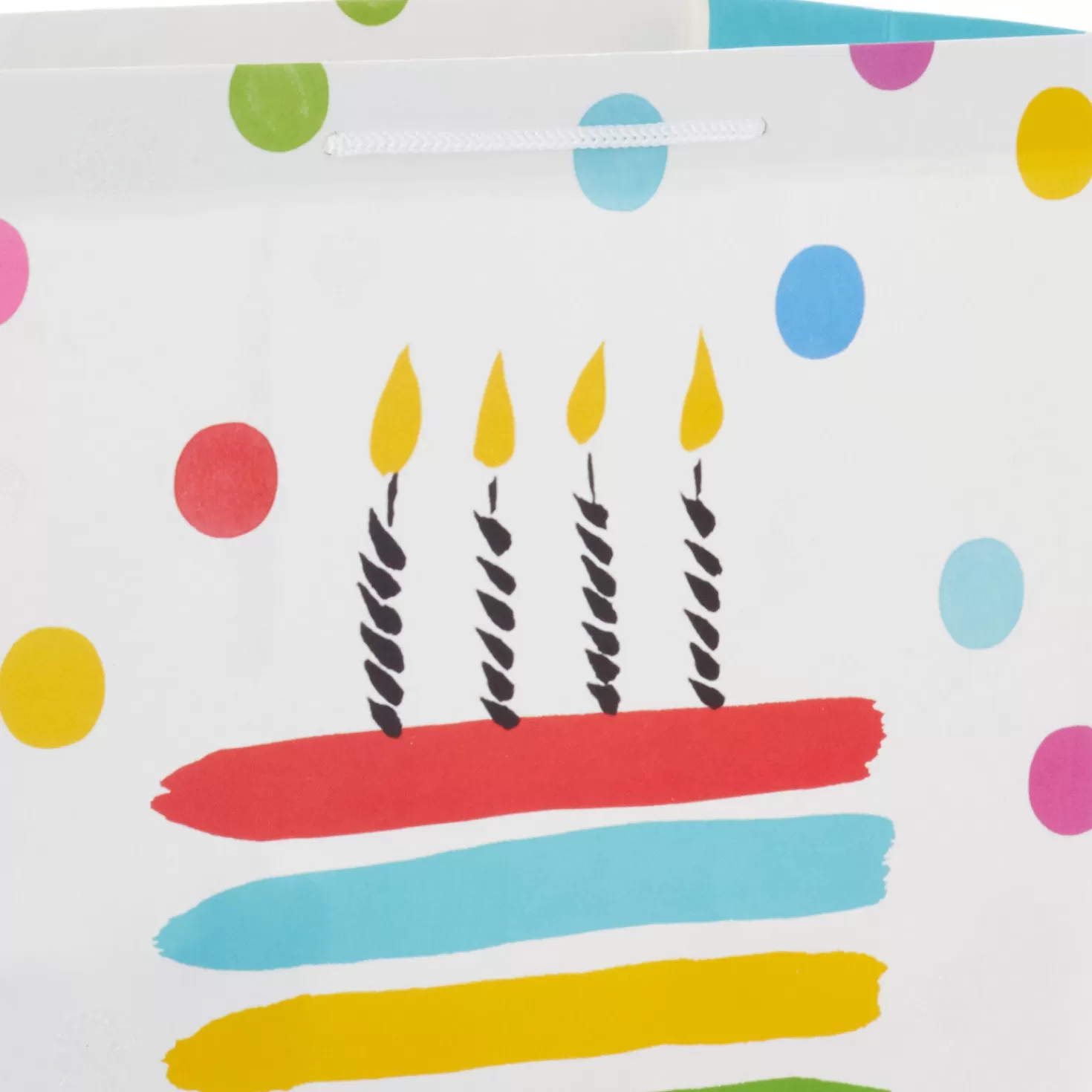 Birthday>Hallmark Birthday Rainbow 8-Pack Gift Bags, Assorted Sizes And Designs