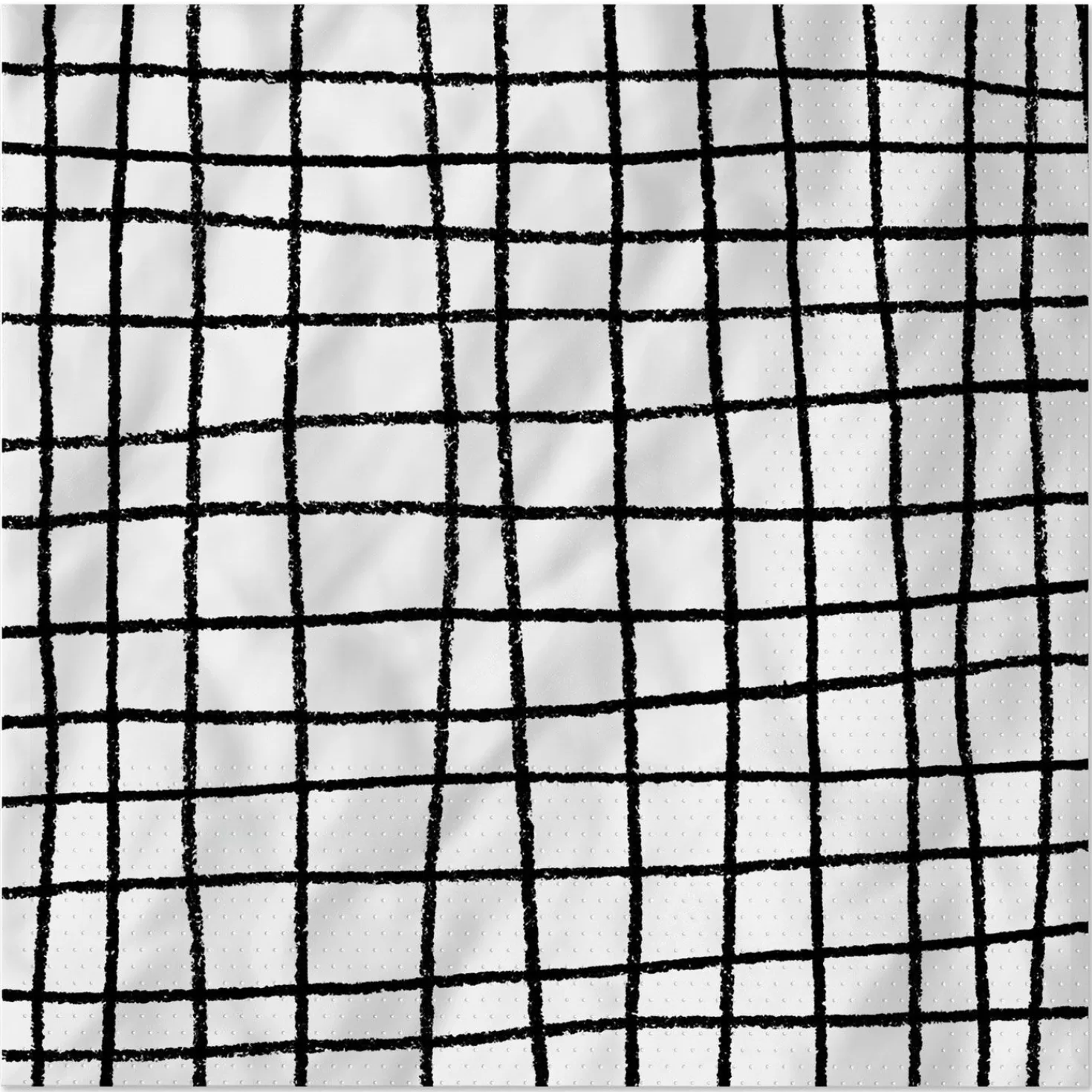 Flash Sale Black And White Grid Dinner Napkins, Set Of 16 Graduation