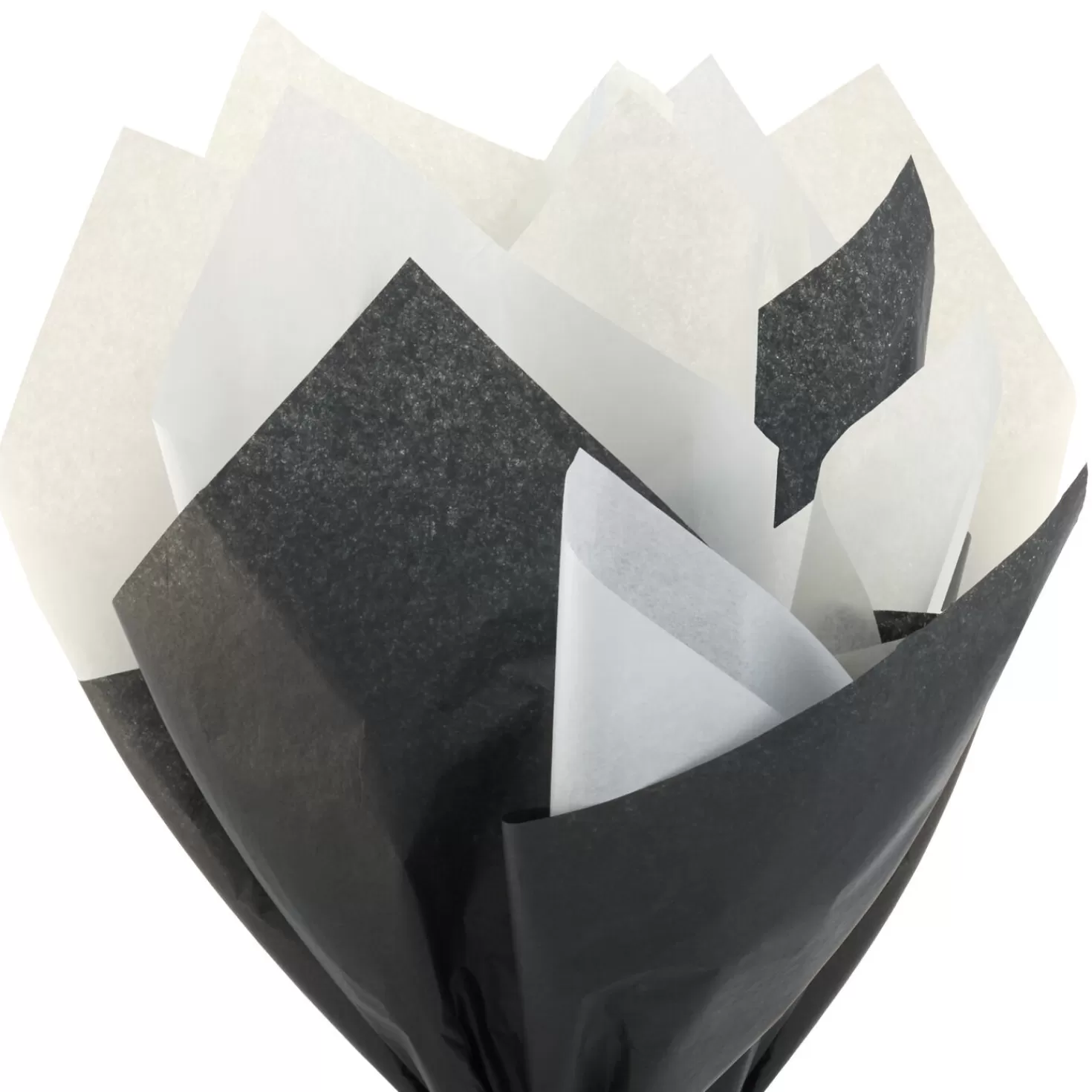 Discount Black/White/Cream 3-Pack Bulk Tissue Paper, 120 Sheets Wedding