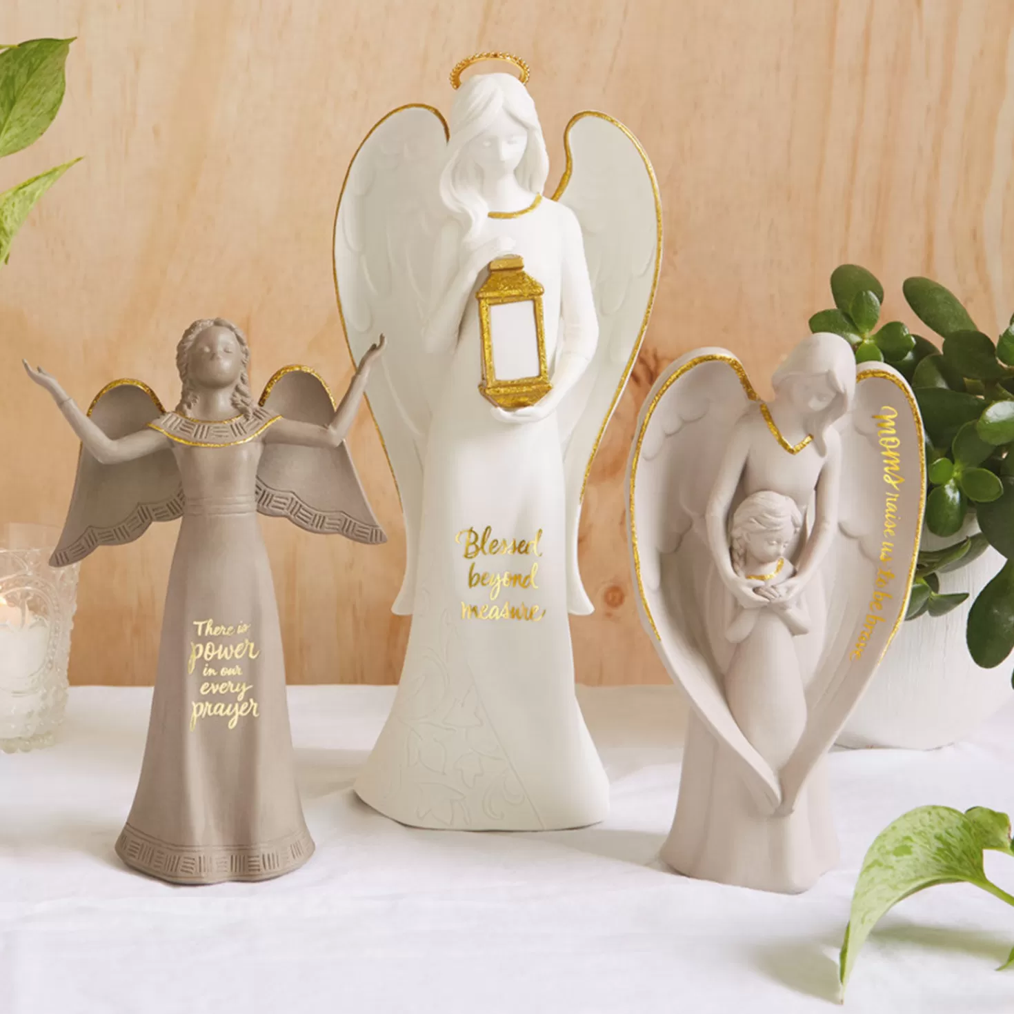 Cheap Blessed Beyond Measure Angel Figurine With Light, 12" Encouragement