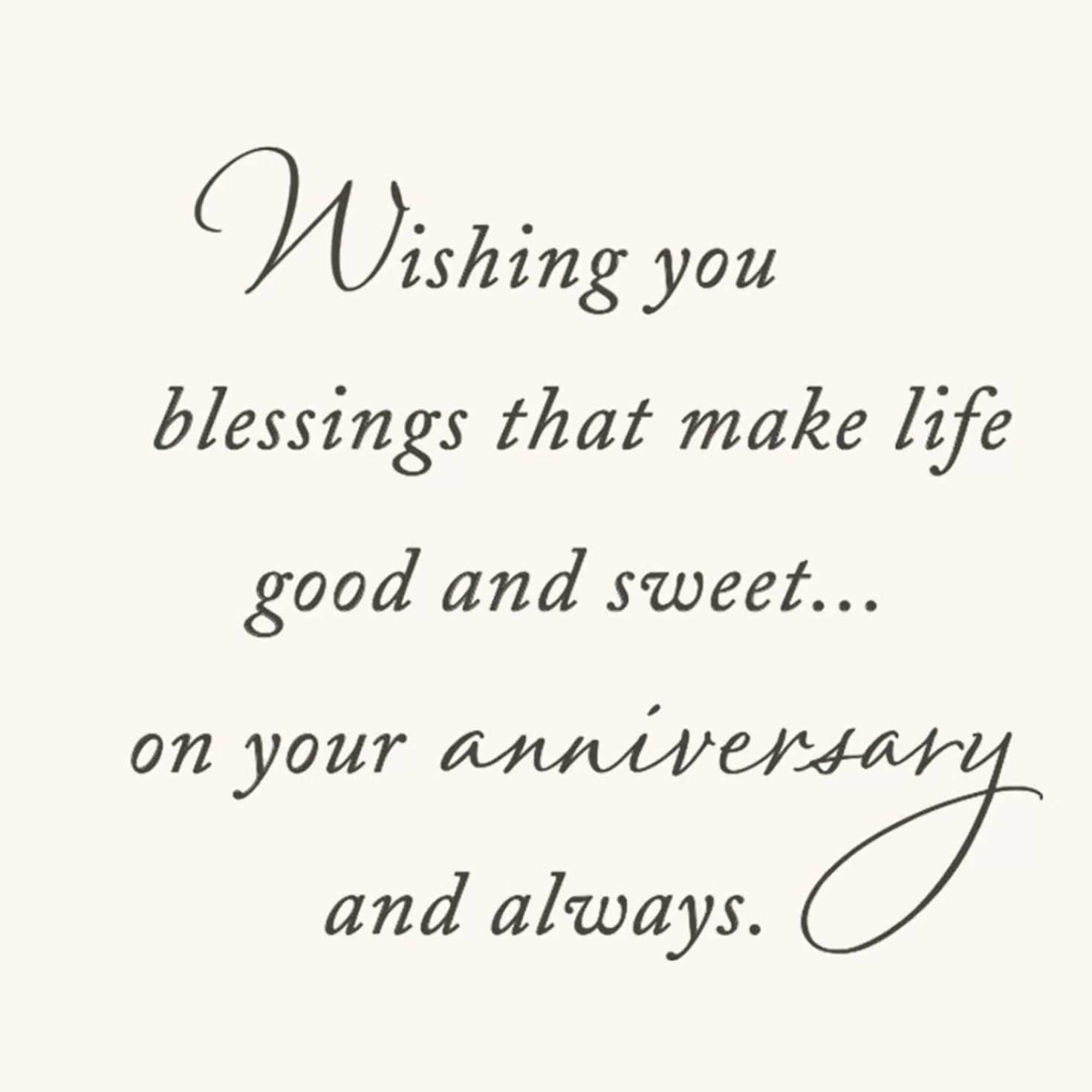 Anniversary>Hallmark Blessings For The Two Of You Anniversary Card