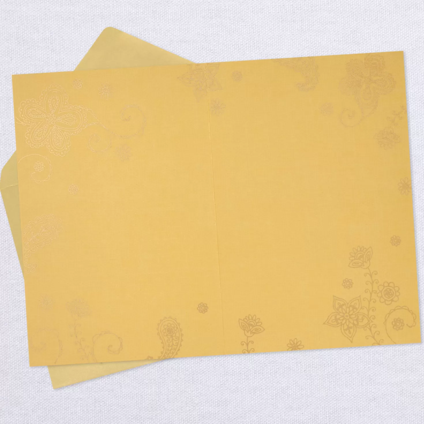 Online Blessings Paisley Elephant Blank Card Encouragement