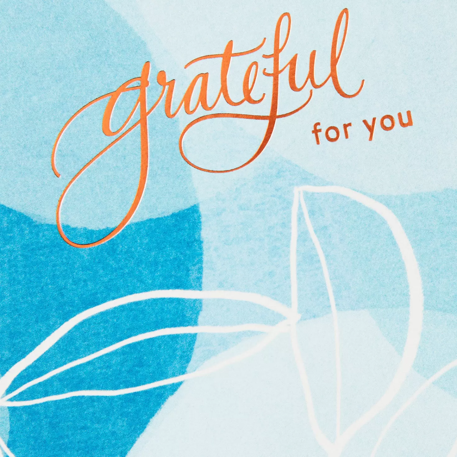Store Blue Watercolor Assortment Blank Sympathy Thank-You Notes, Pack Of 24 Thank You