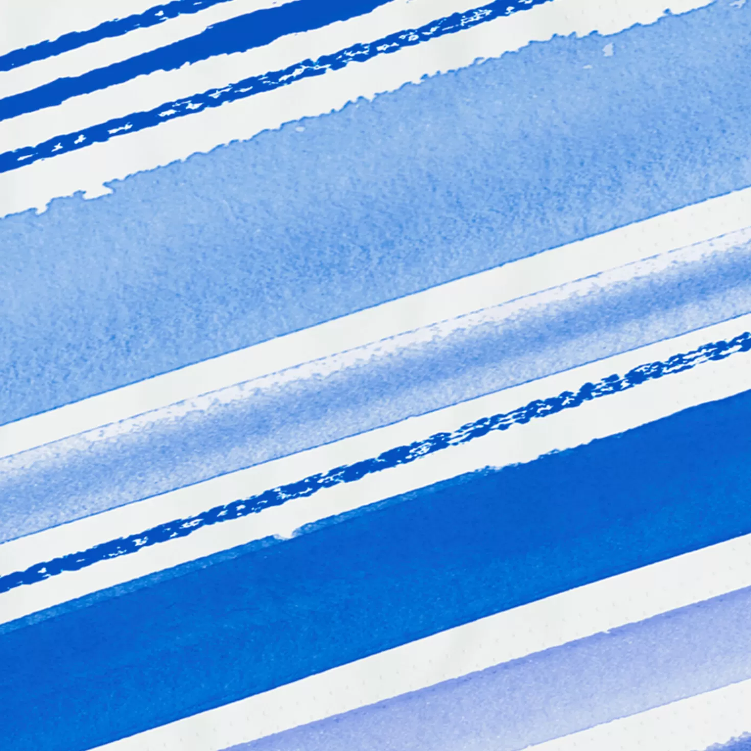 Baby>Hallmark Blue Watercolor Stripe Cocktail Napkins, Set Of 16