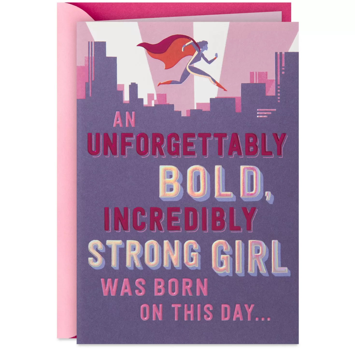 Birthday>Hallmark Bold, Strong Girl Birthday Card For Daughter