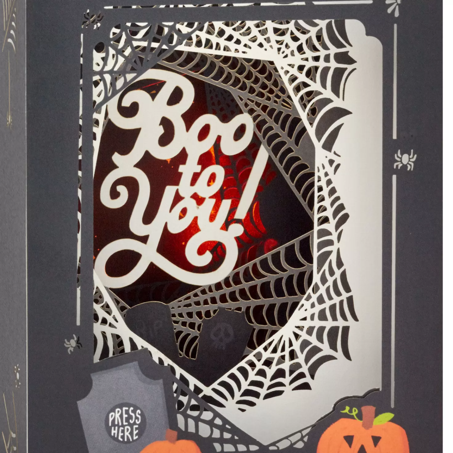 Halloween (10/31)>Hallmark Boo To You Musical 3D Pop-Up Halloween Card With Light