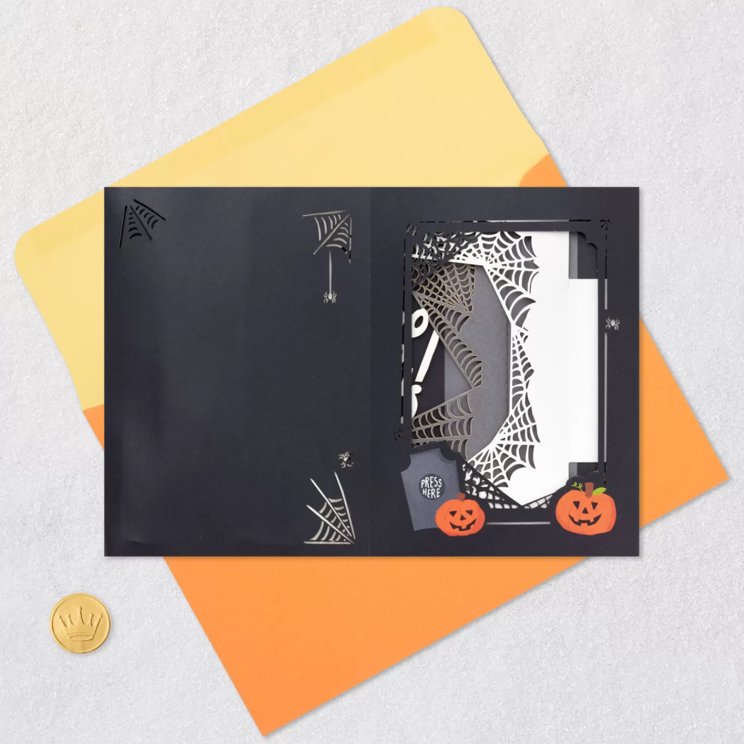 Halloween (10/31)>Hallmark Boo To You Musical 3D Pop-Up Halloween Card With Light