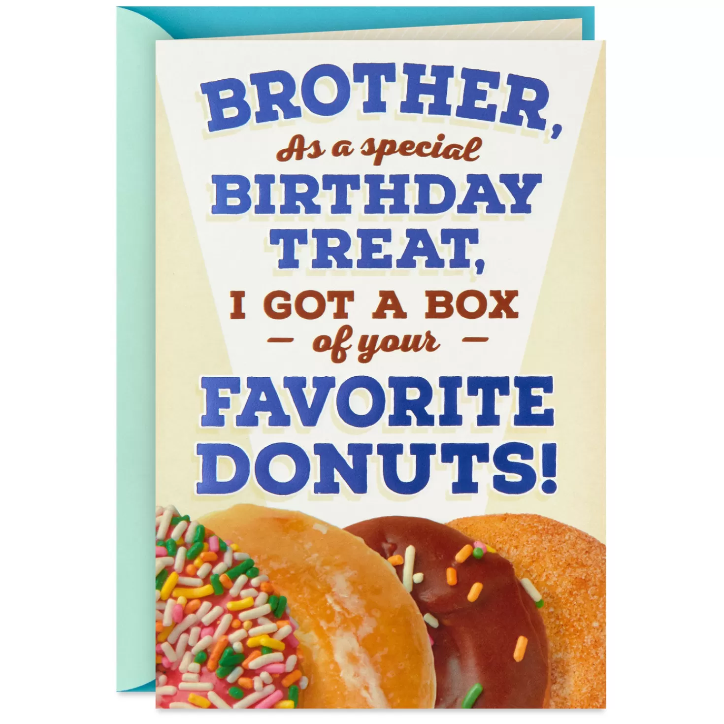 Birthday>Hallmark Box Of Donuts Funny Pop-Up Birthday Card For Brother