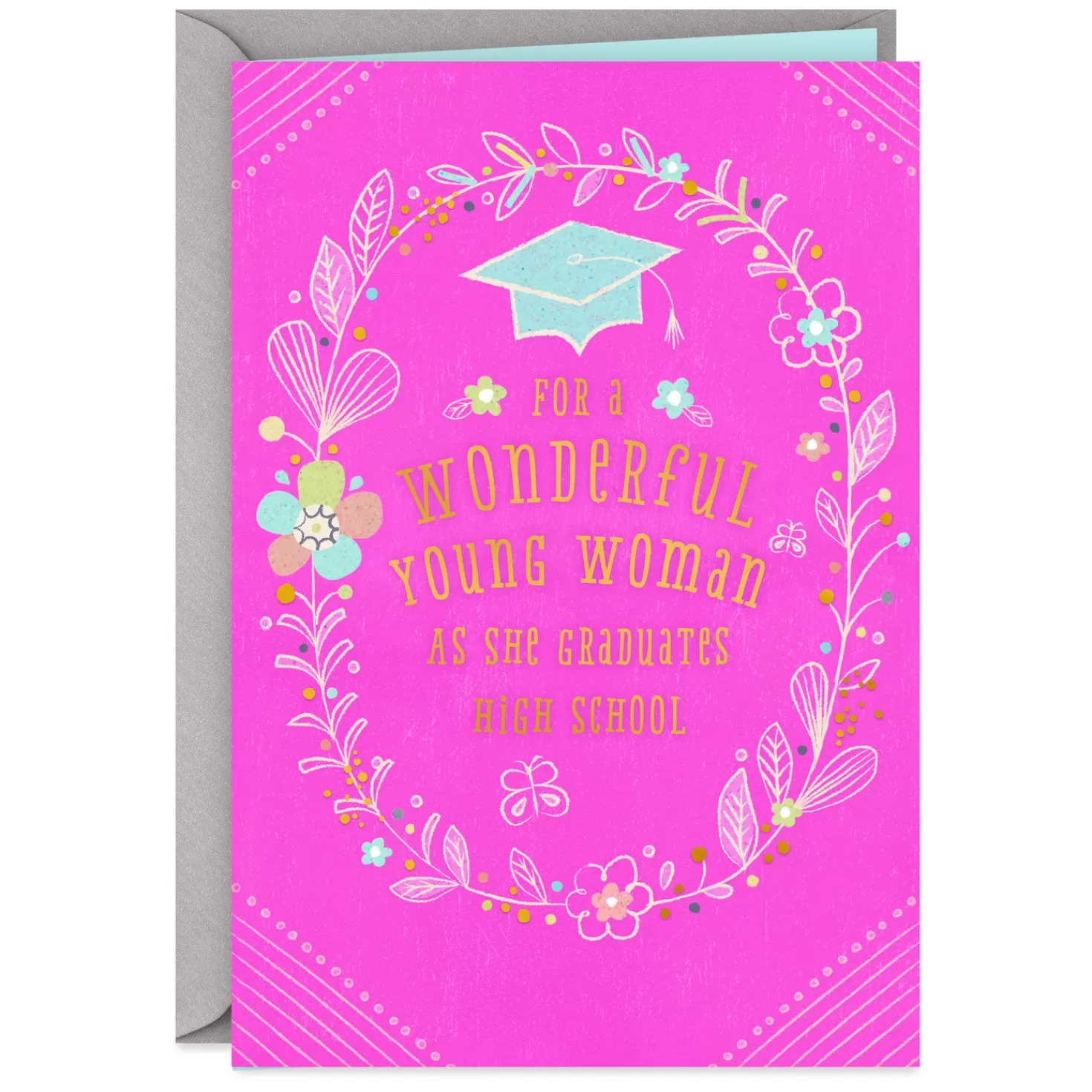 Best Bright And Beautiful Future High School Graduation Card For Her Graduation