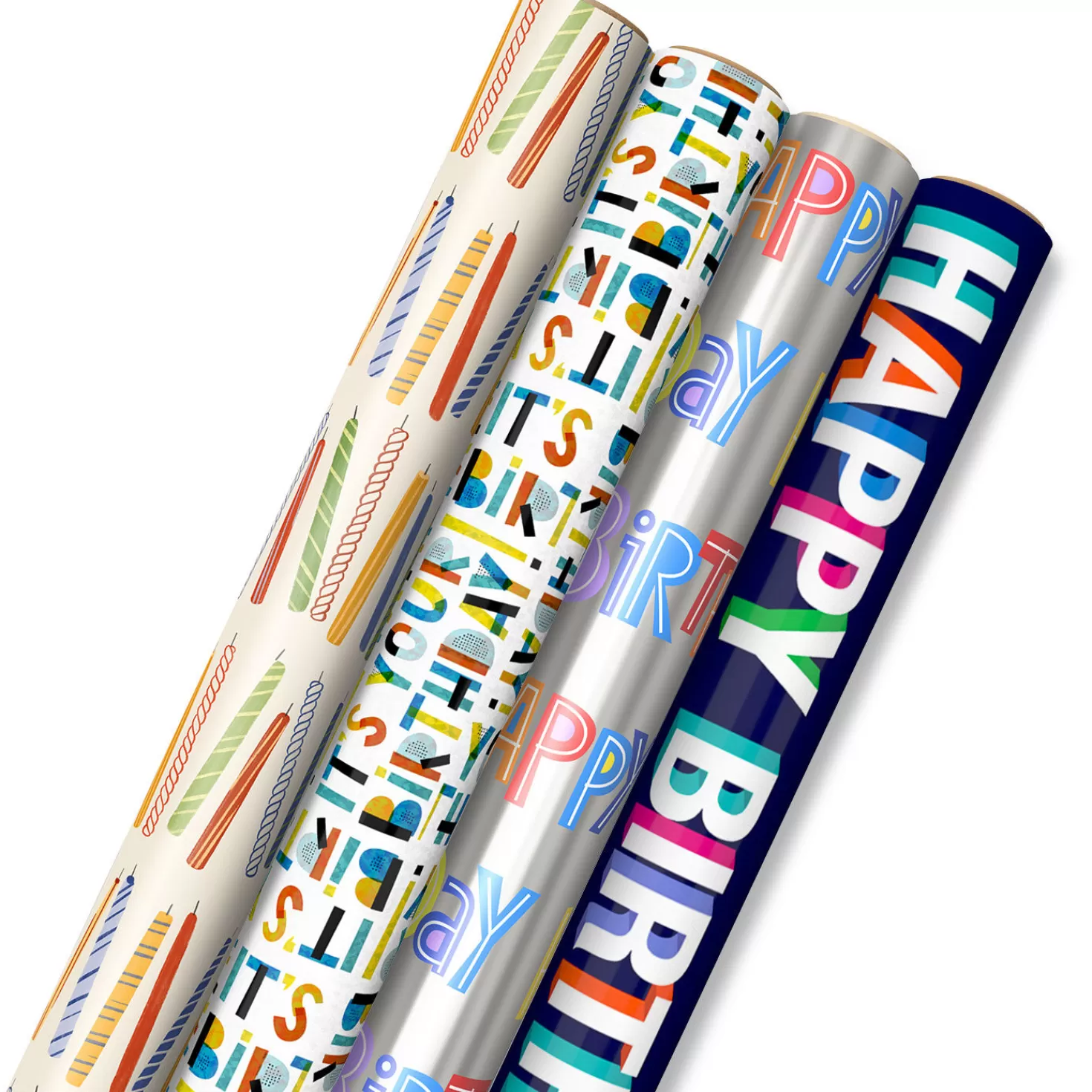 Birthday>Hallmark Bright Birthday Wrapping Paper Collection