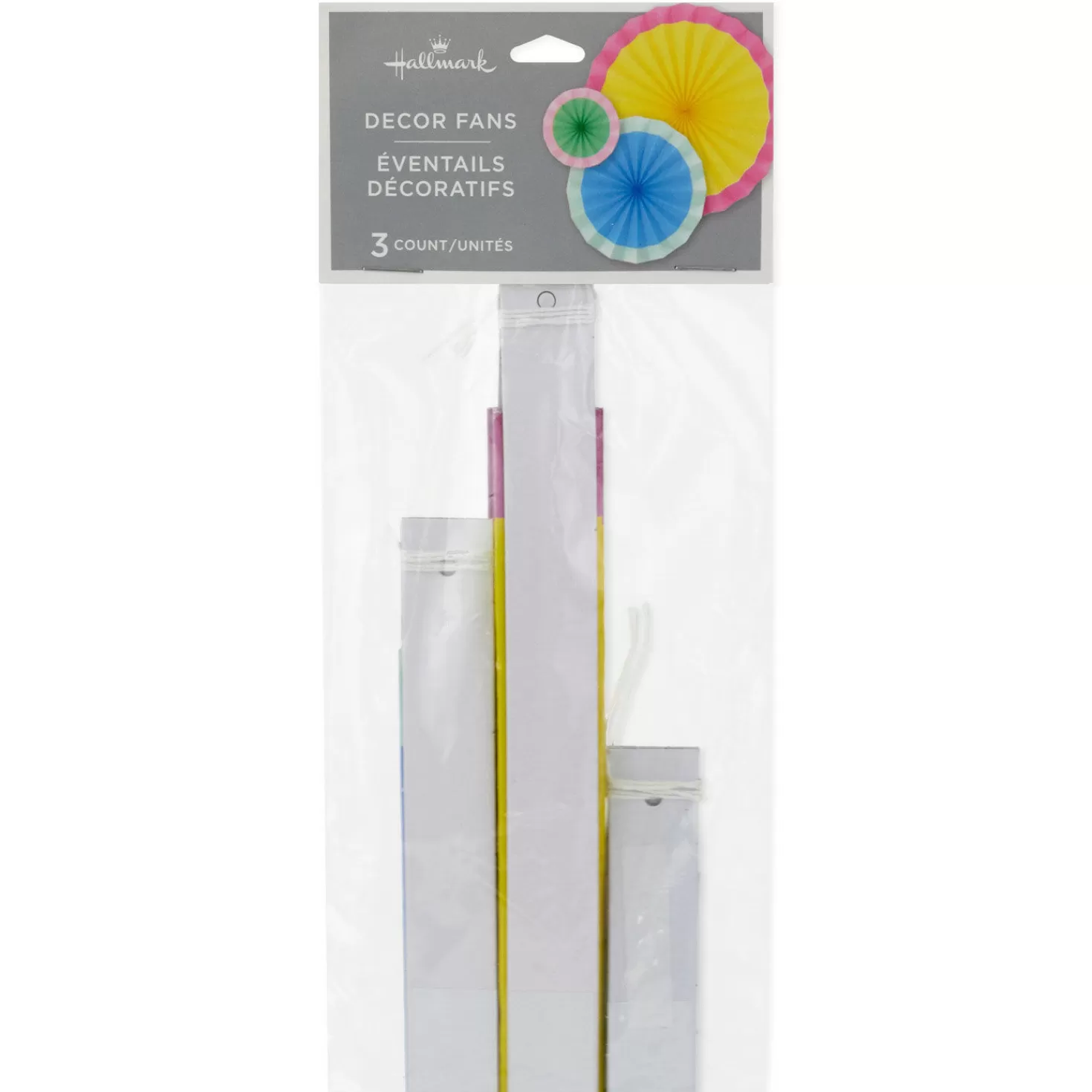 Birthday>Hallmark Bright Pastel Decorative Paper Fans, Set Of 3