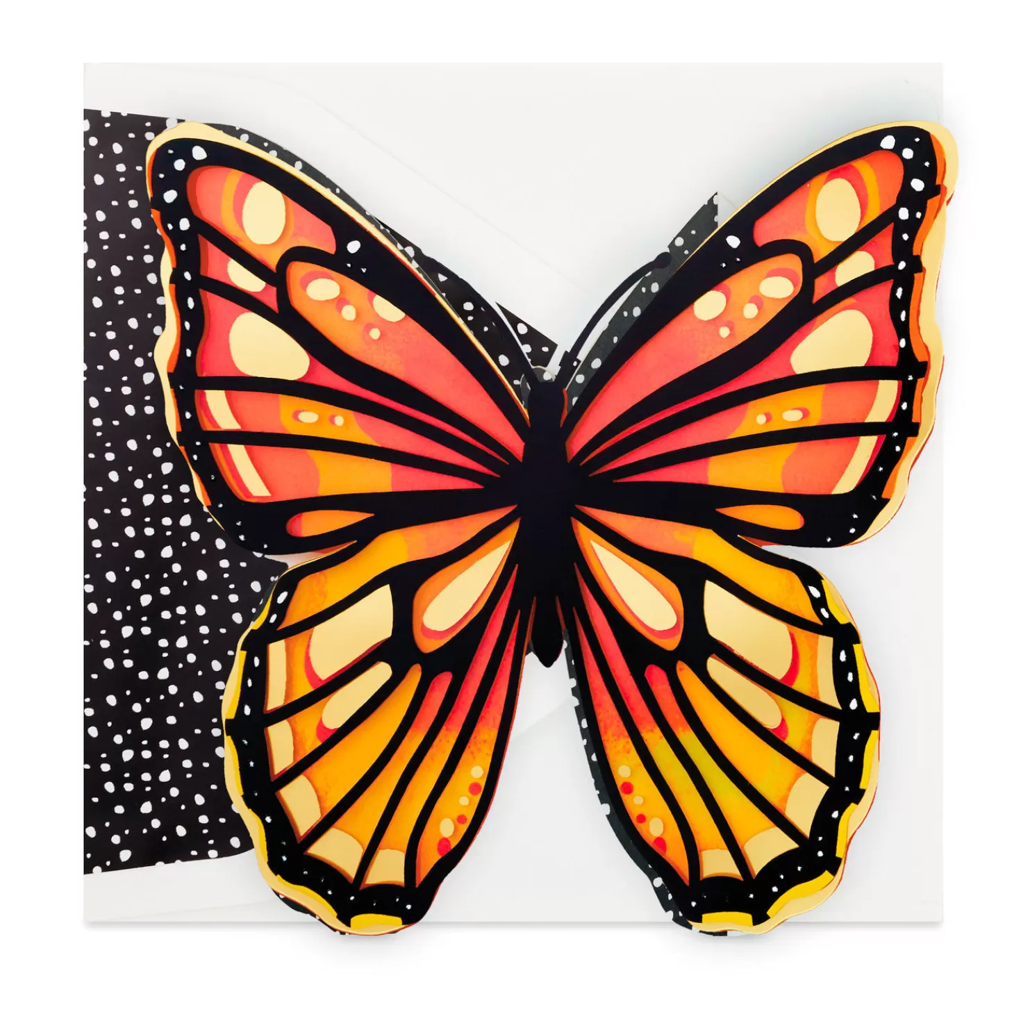 Cheap Brilliant Butterfly Die-Cut Blank Card Encouragement