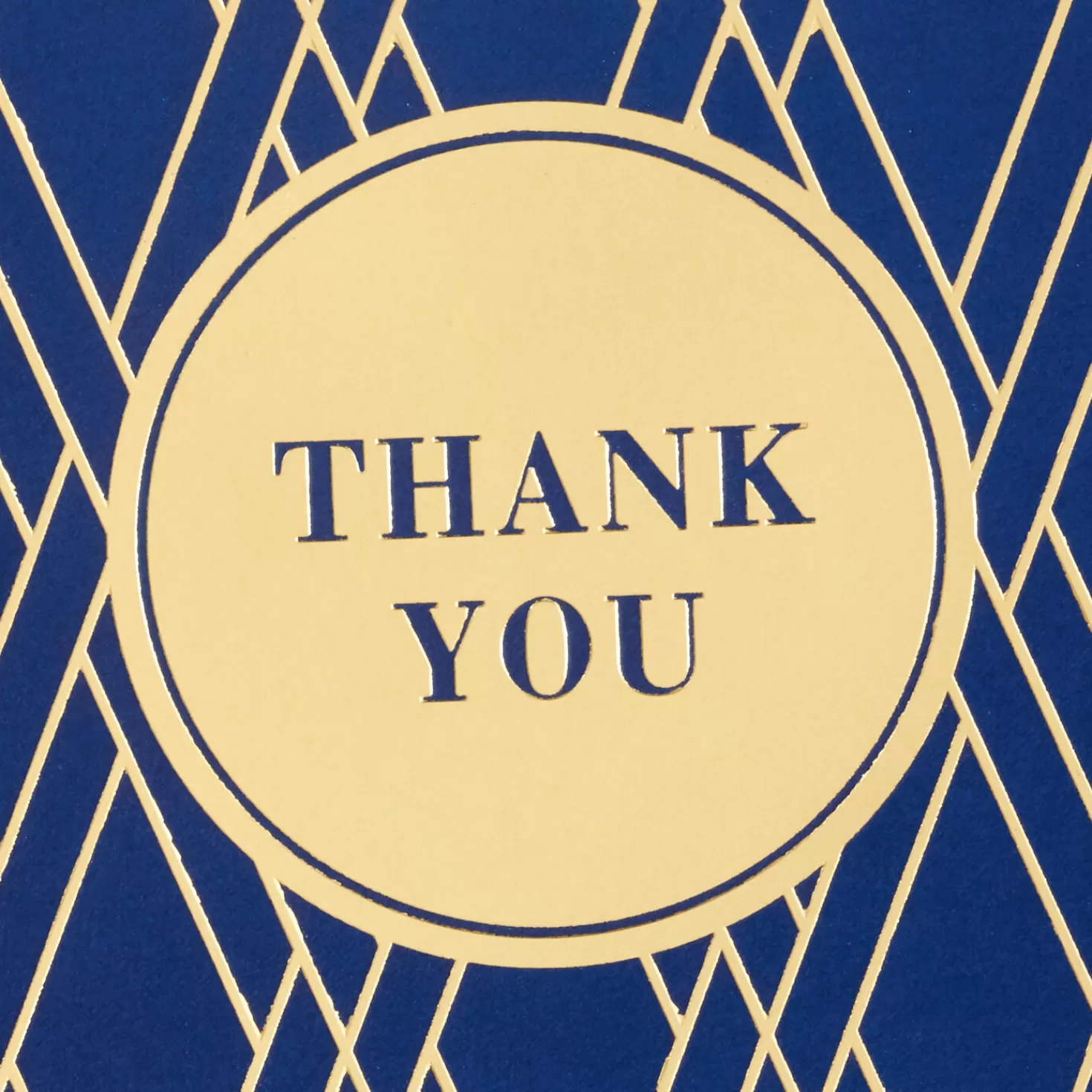 Clearance Bulk Navy And Gold Assorted Blank Thank-You Notes, Box Of 120 Thank You