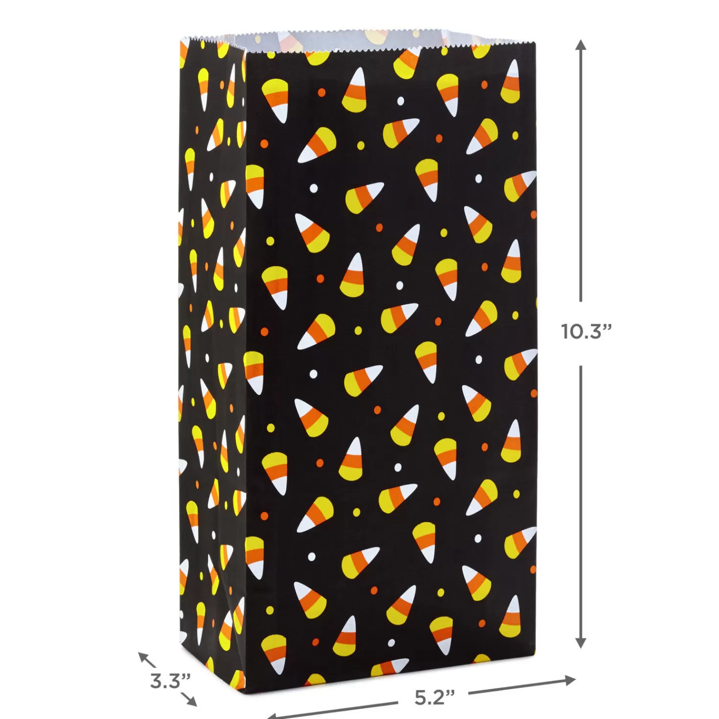 Halloween (10/31)>Hallmark Candy Corn 15-Pack Halloween Paper Goodie Bags
