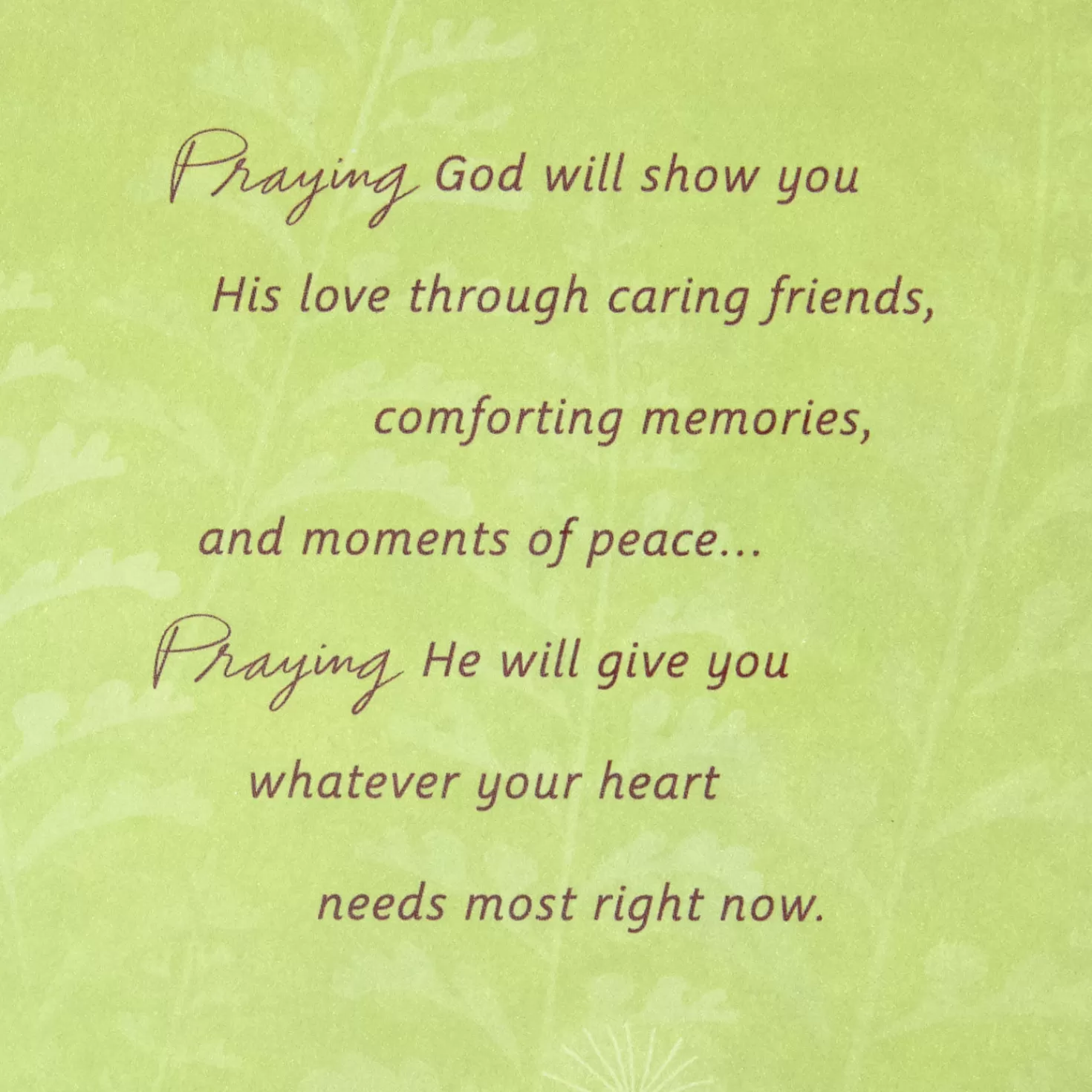 Flash Sale Caring Friends And Comforting Memories Religious Sympathy Card Sympathy