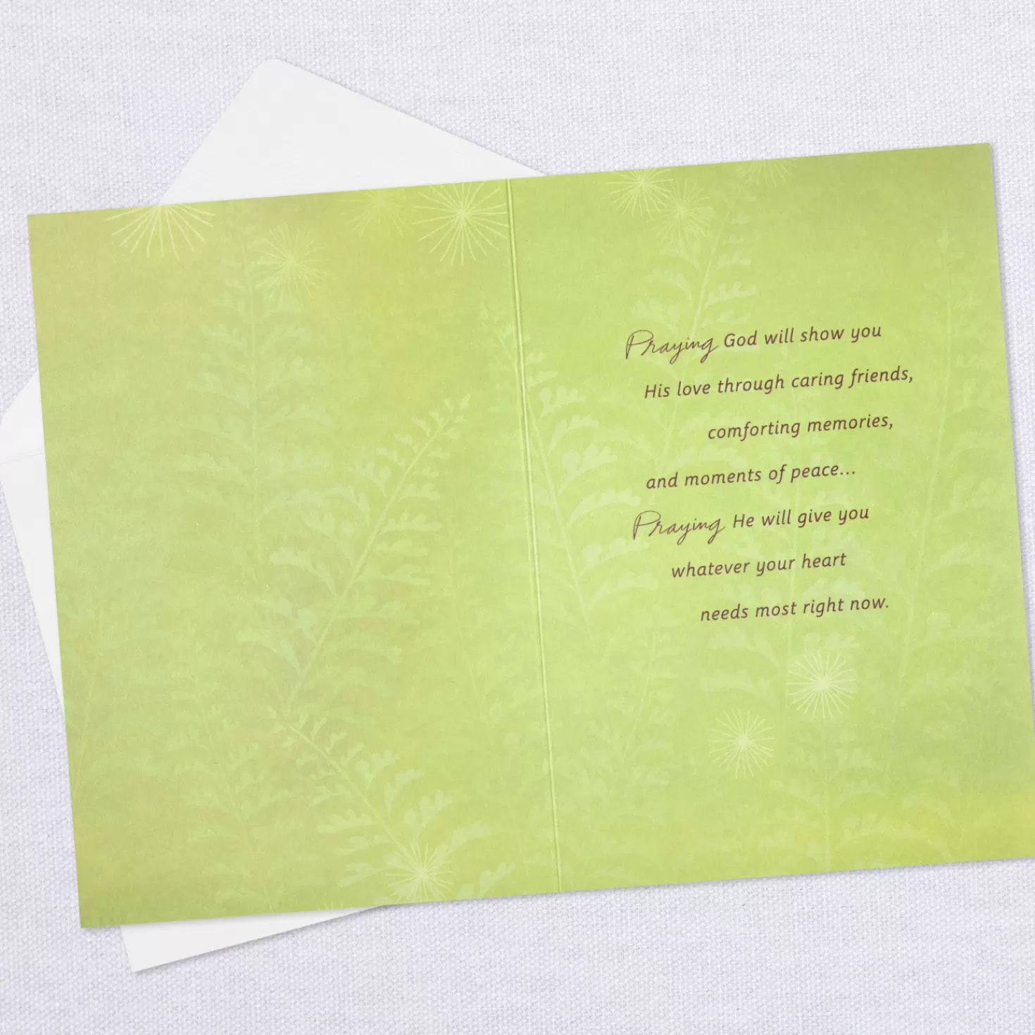 Flash Sale Caring Friends And Comforting Memories Religious Sympathy Card Sympathy