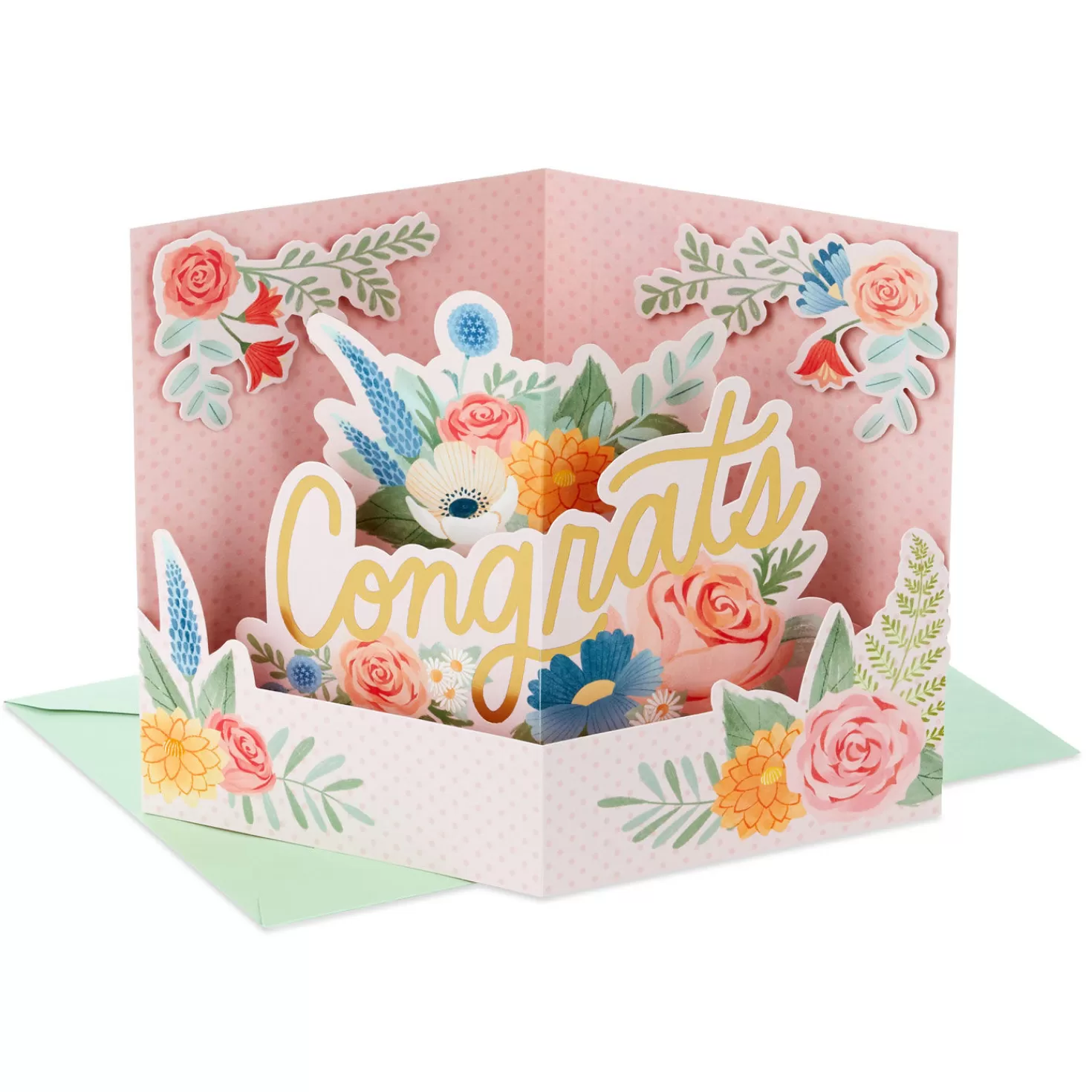 Clearance Celebrating Your Love 3D Pop-Up Wedding Card Wedding