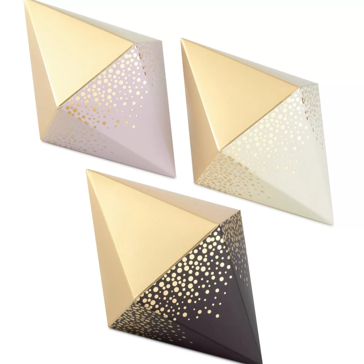 Sale Champagne Bubbles Prism Favor Boxes 3-Pack Wedding