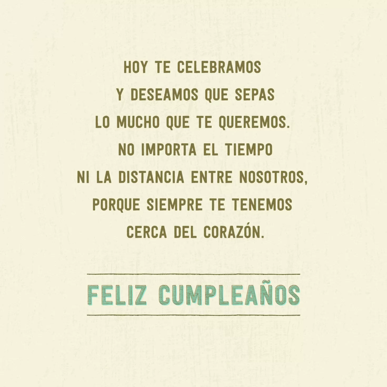 Birthday>Hallmark Close In Heart Spanish-Language Birthday Card For Uncle